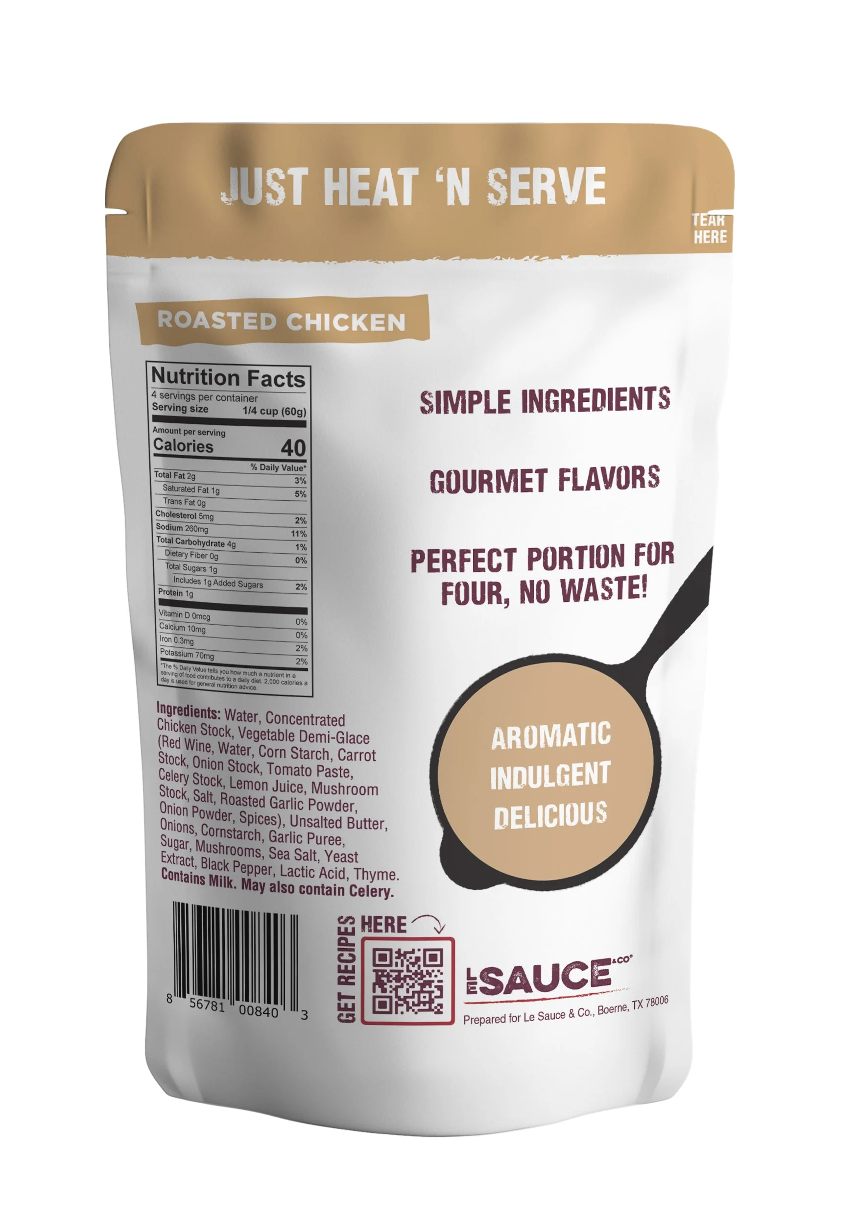 4-Serving Roasted Chicken Gourmet Gravy - Image 3