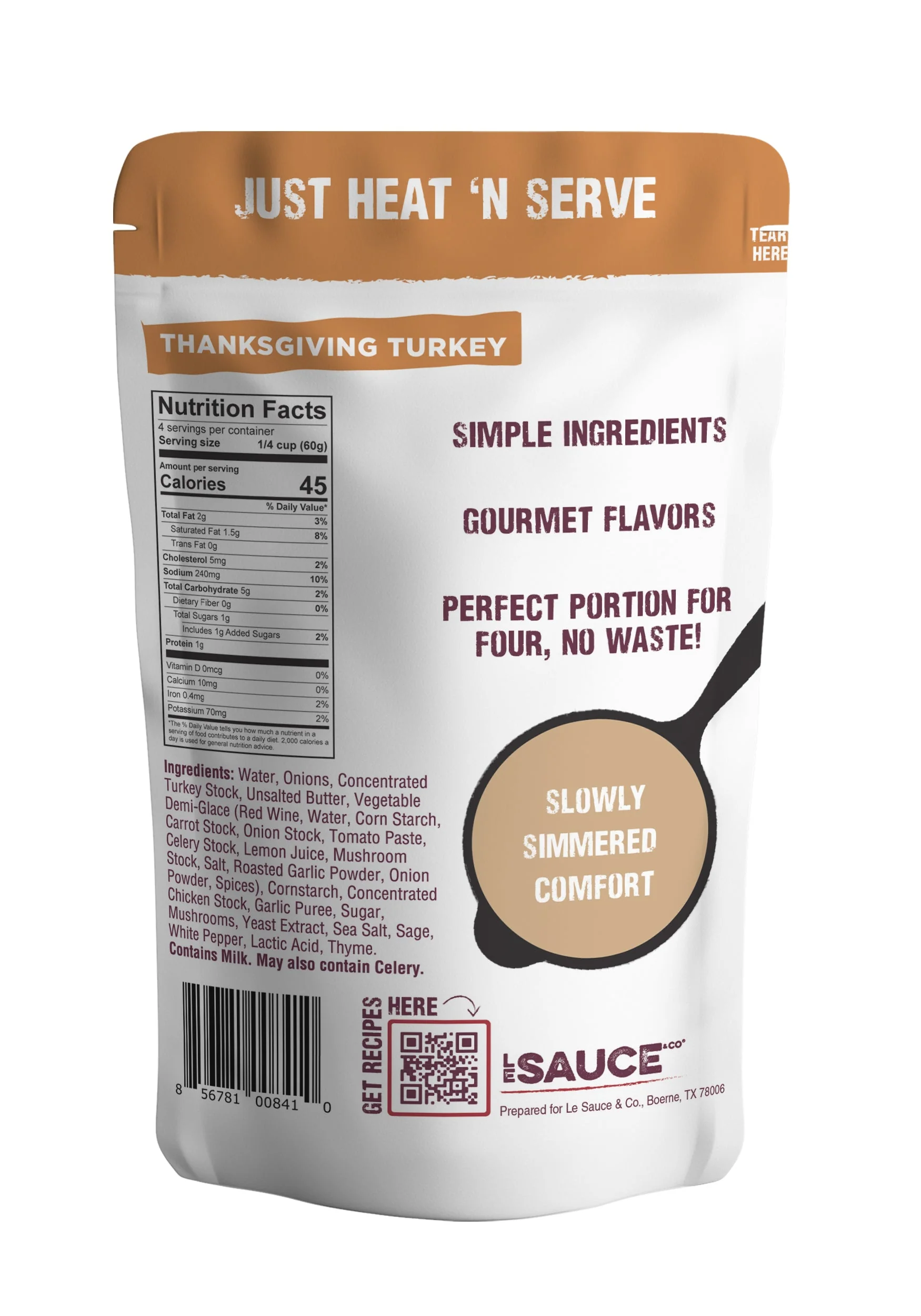 4-serving Thanksgiving Turkey Gourmet Gravy - Image 3