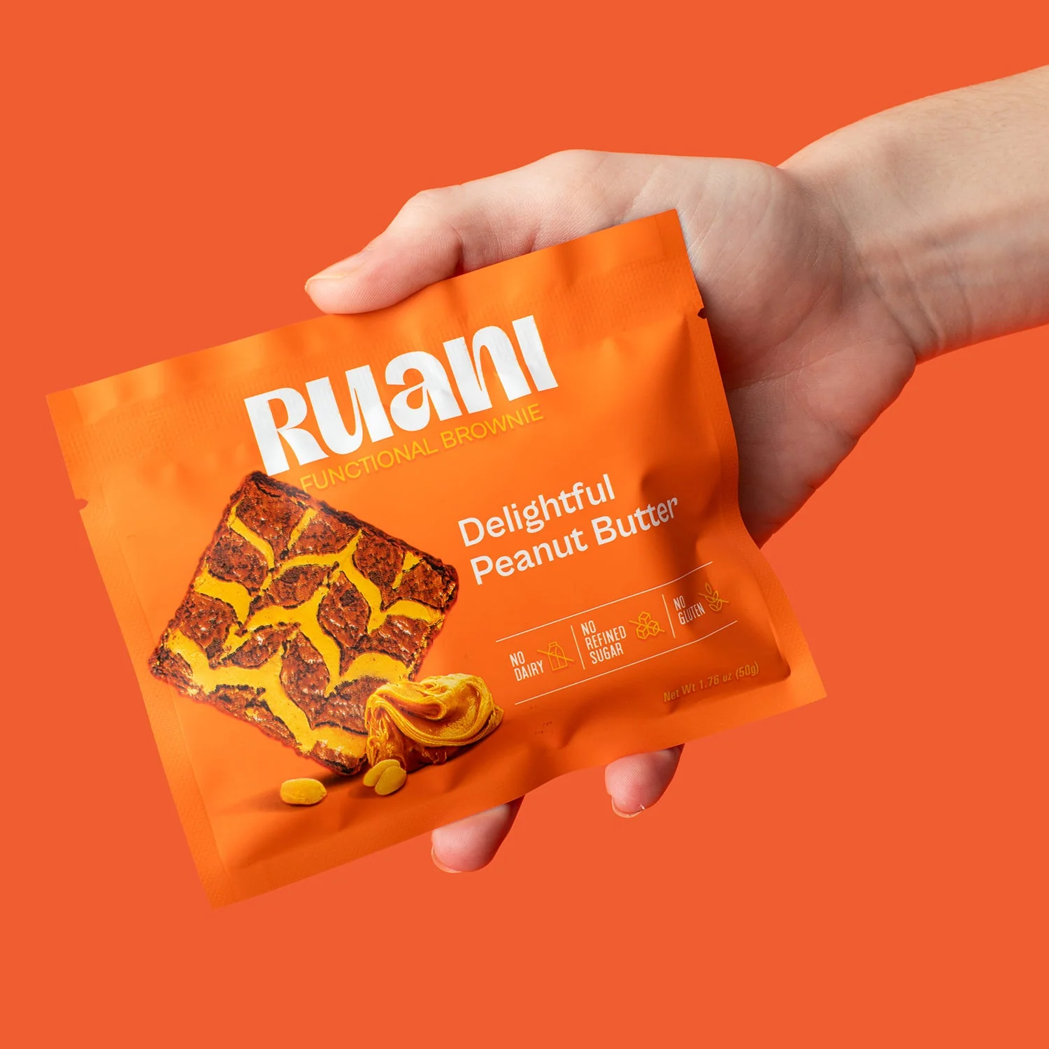 6 pack Delightful Peanut Butter Brownie - Image 2