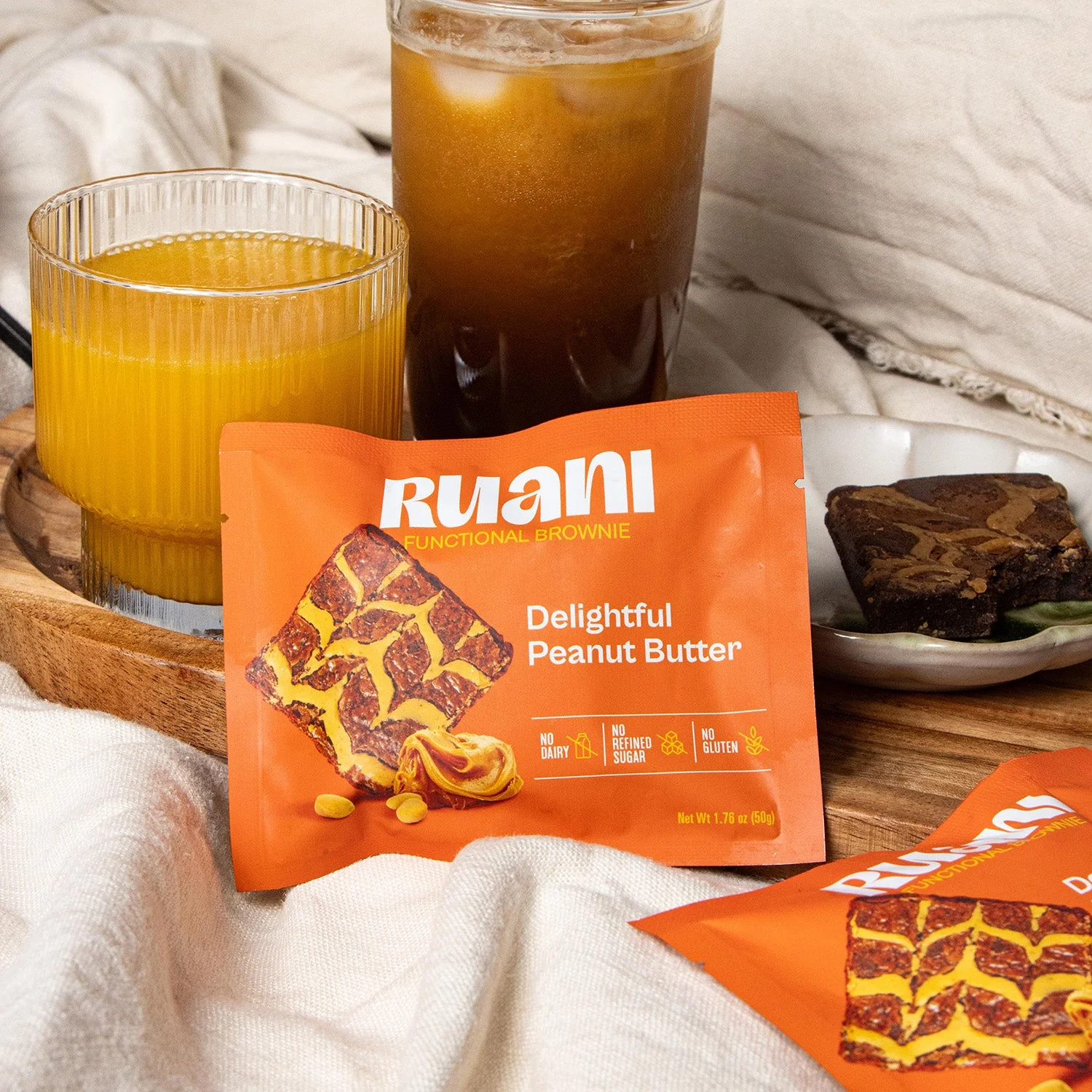 6 pack Delightful Peanut Butter Brownie - Image 4