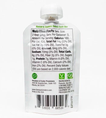6 Resealable Peanut Butter Pouches 3oz - Image 4