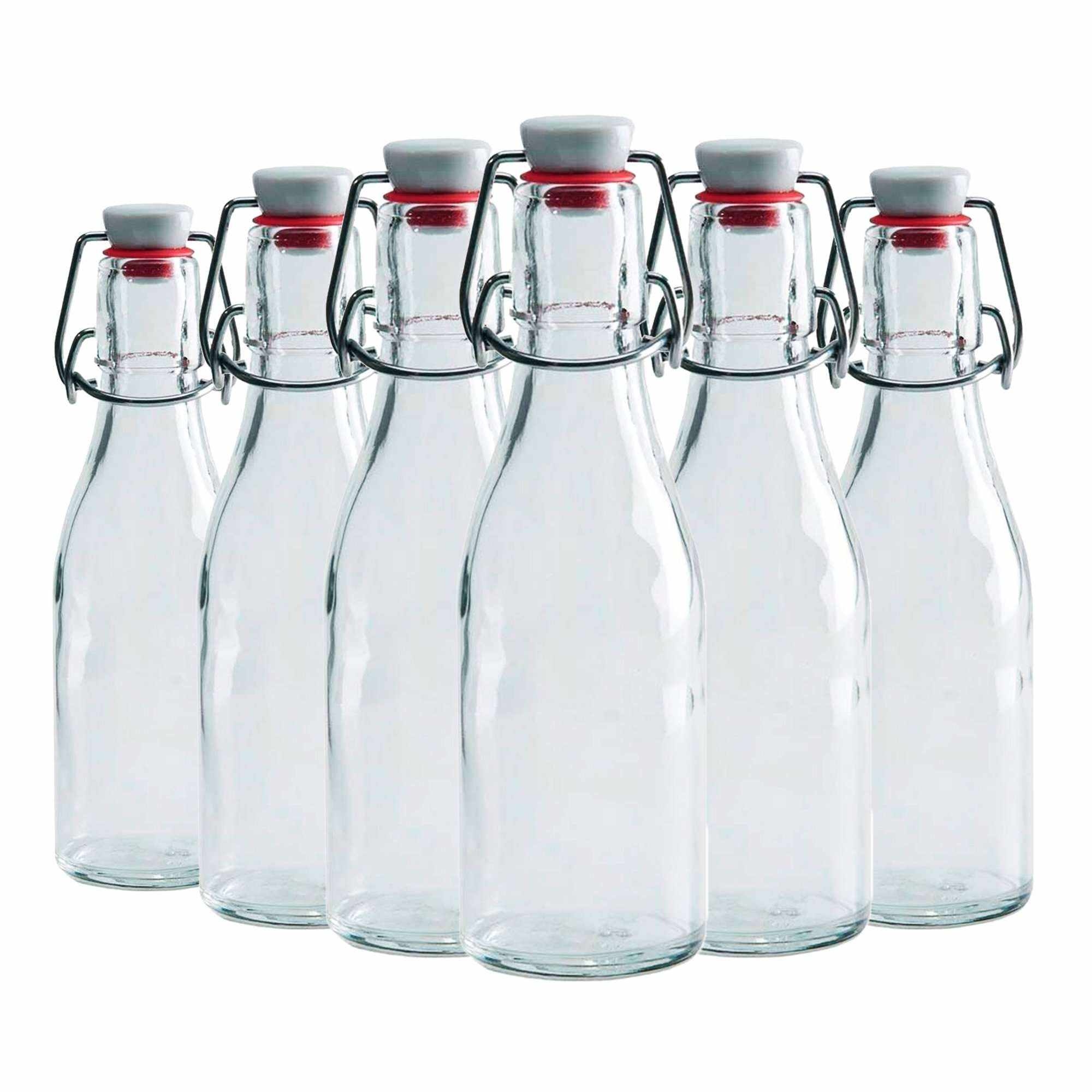 8.5 oz Swing Top Glass Bottle with Stainless Steel Wire Air Tight Leakproof Seal for Vanilla Extract - Image 8