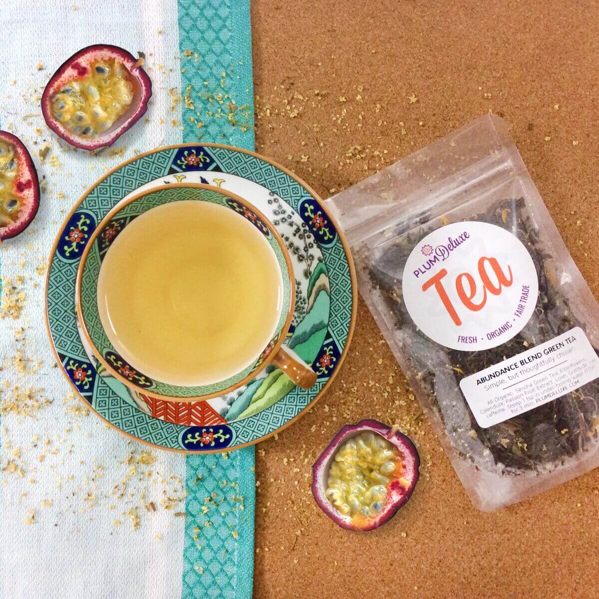 Abundance Blend Green Tea (Passionfruit - Elderflower) - Image 2