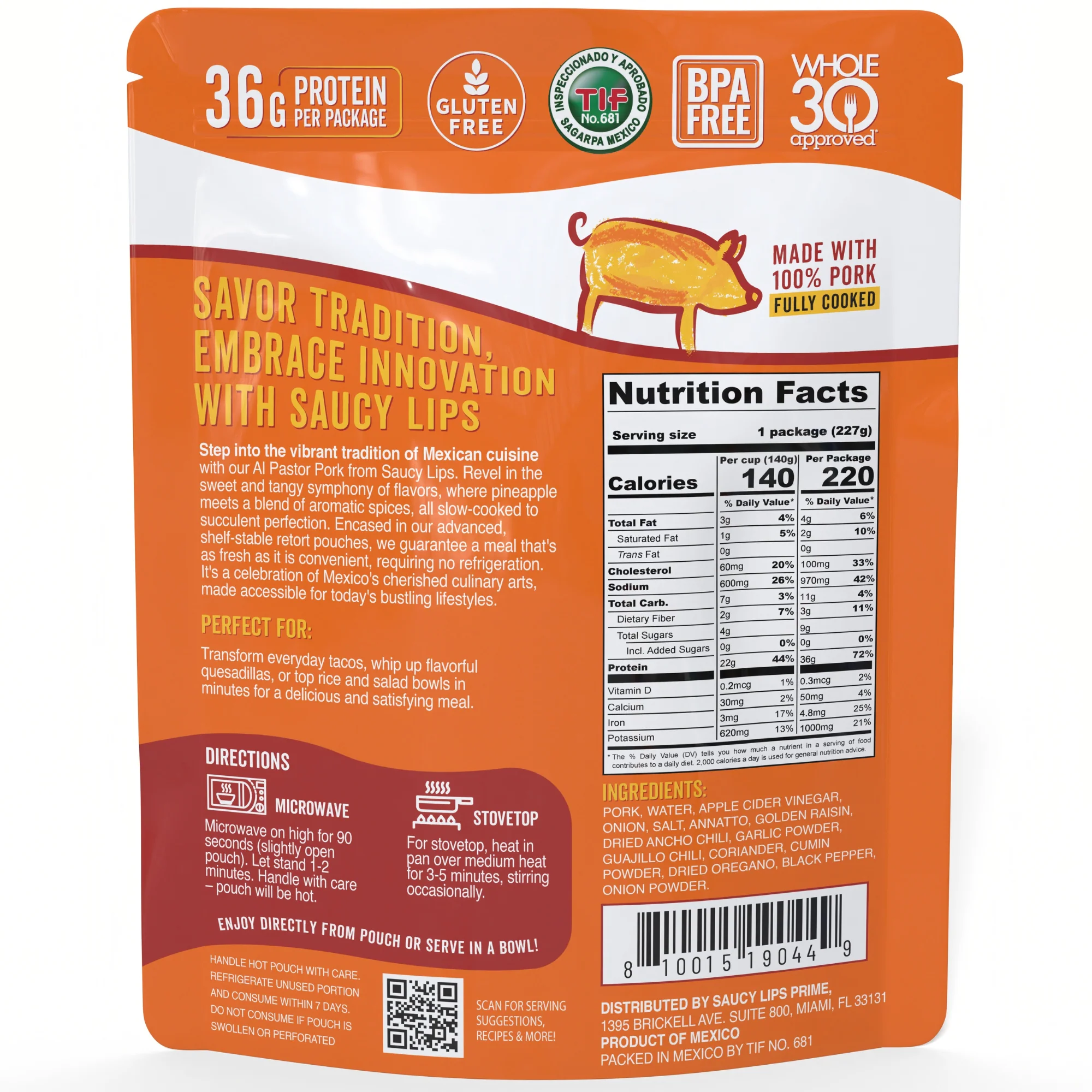 Al Pastor Pork – 36g Protein | Ready in 90 Seconds - Image 2