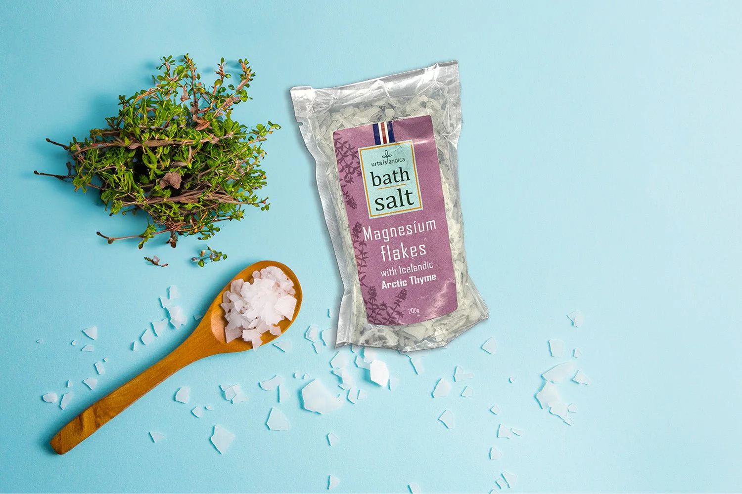 All Natural Magnesium Bath Salt w/ Icelandic Arctic Thyme - Image 2