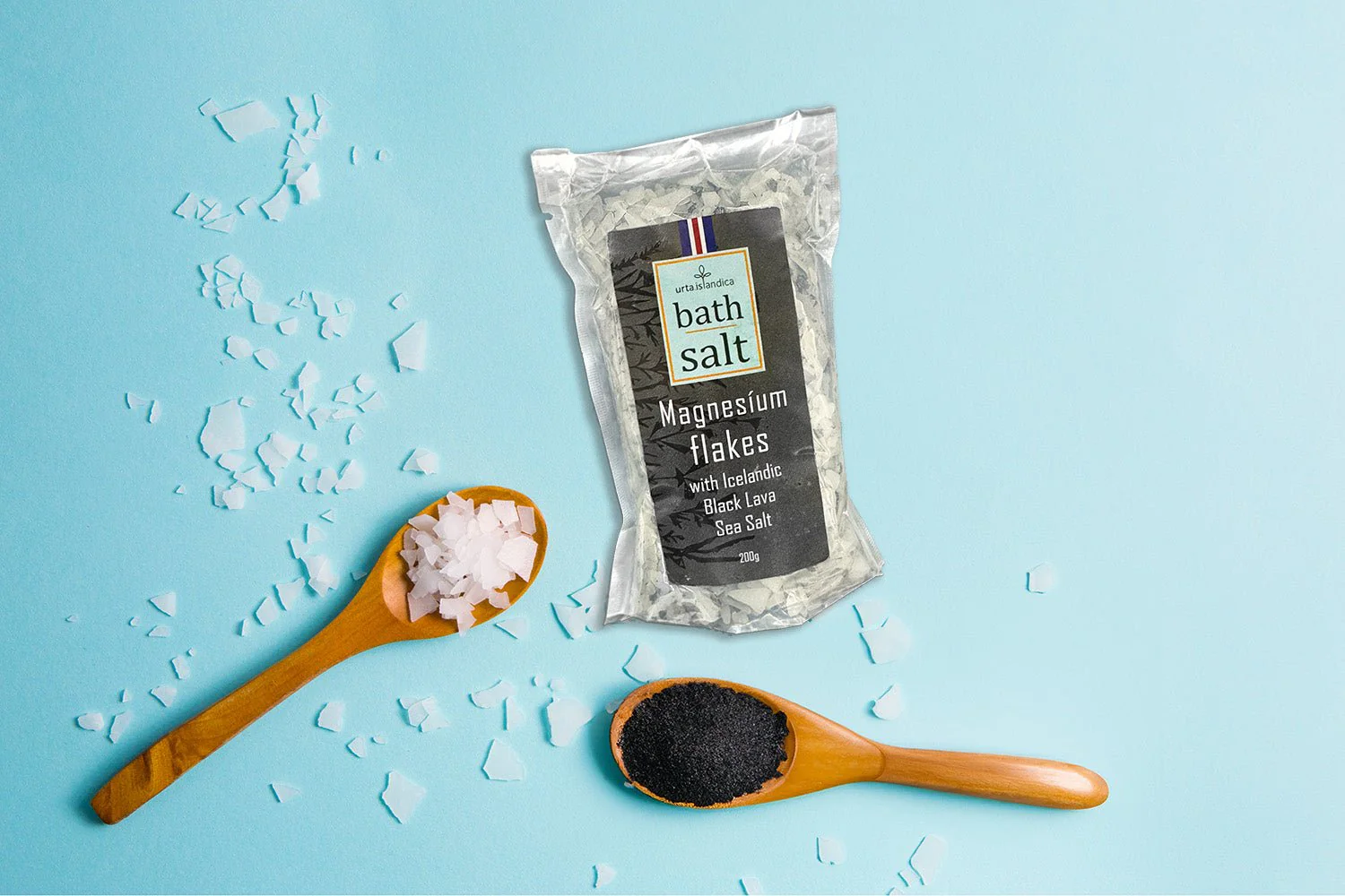All Natural Magnesium Bath Salt w/ Icelandic Black Lava Sea Salt - Image 2