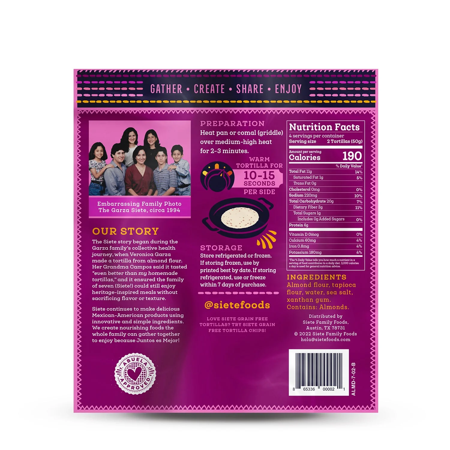 Grain Free Almond Flour Tortillas - Image 2