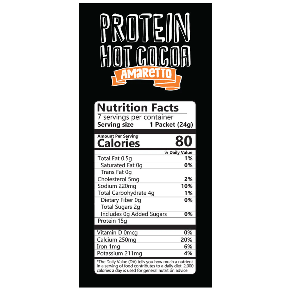 Amaretto Protein Hot Chocolate - High Protein & Low in Carbs, Keto-Friendly - Image 3