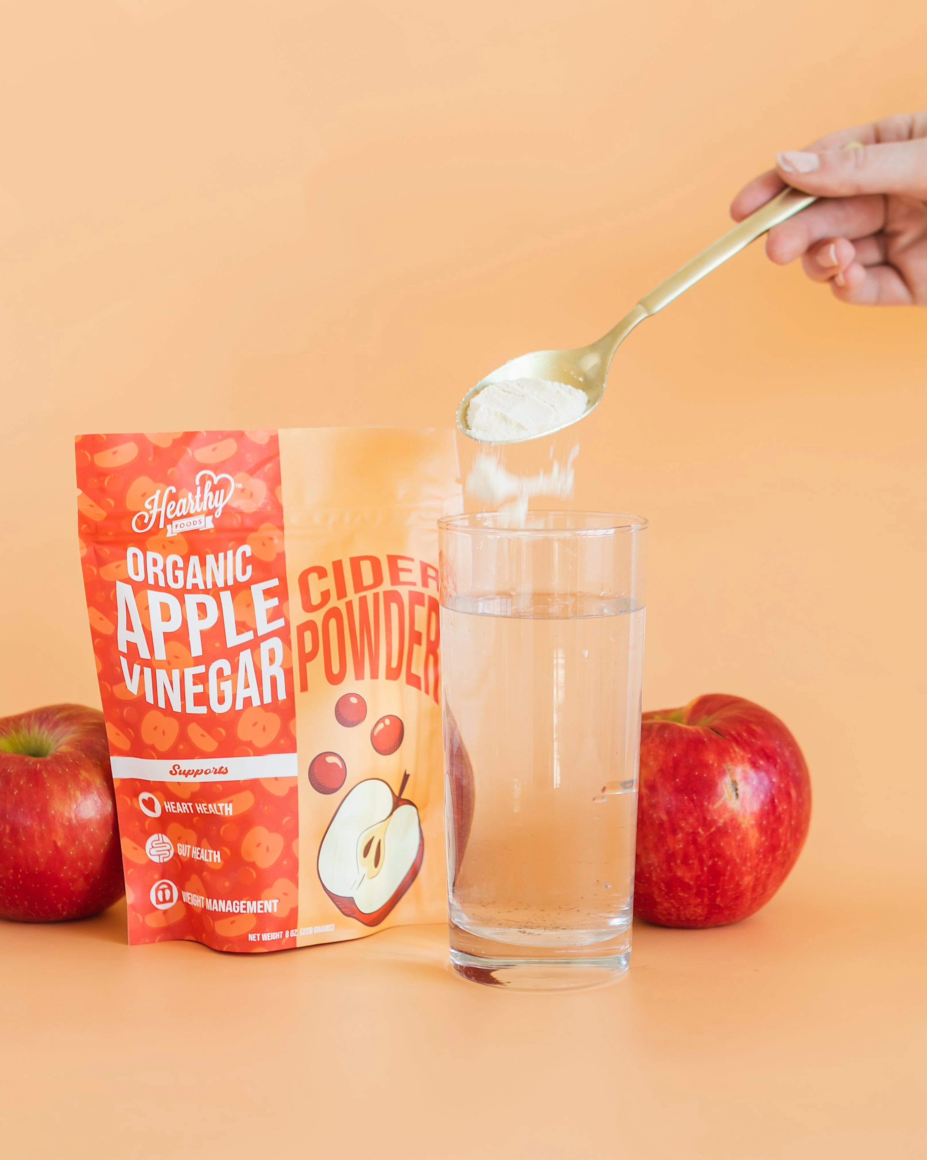 Apple Cider Vinegar Powder Organic (Natural Detox and Probiotic) - Image 3