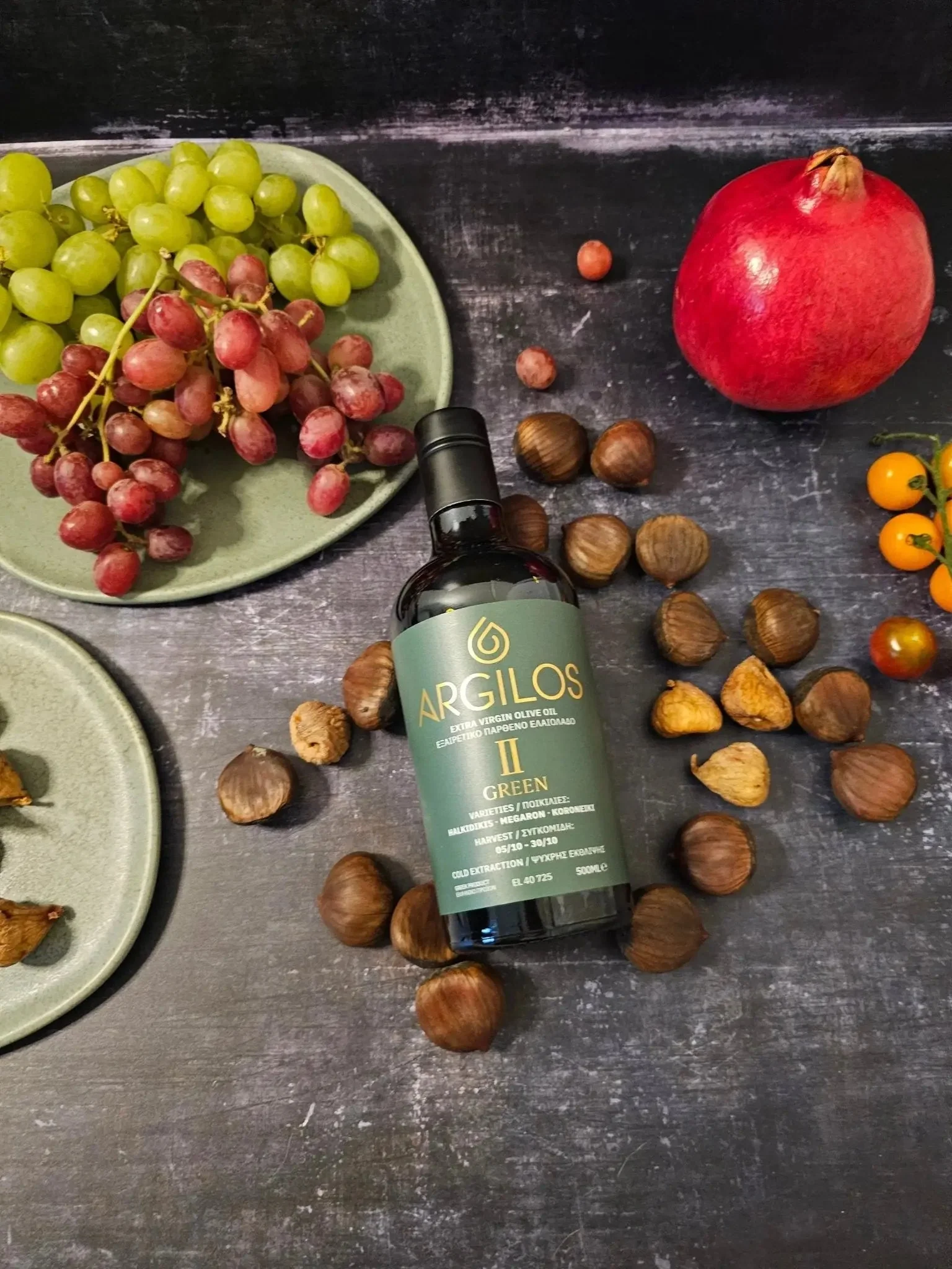 ARGILOS II GREEN Greek Extra Virgin Olive Oil (500ml) - Image 14