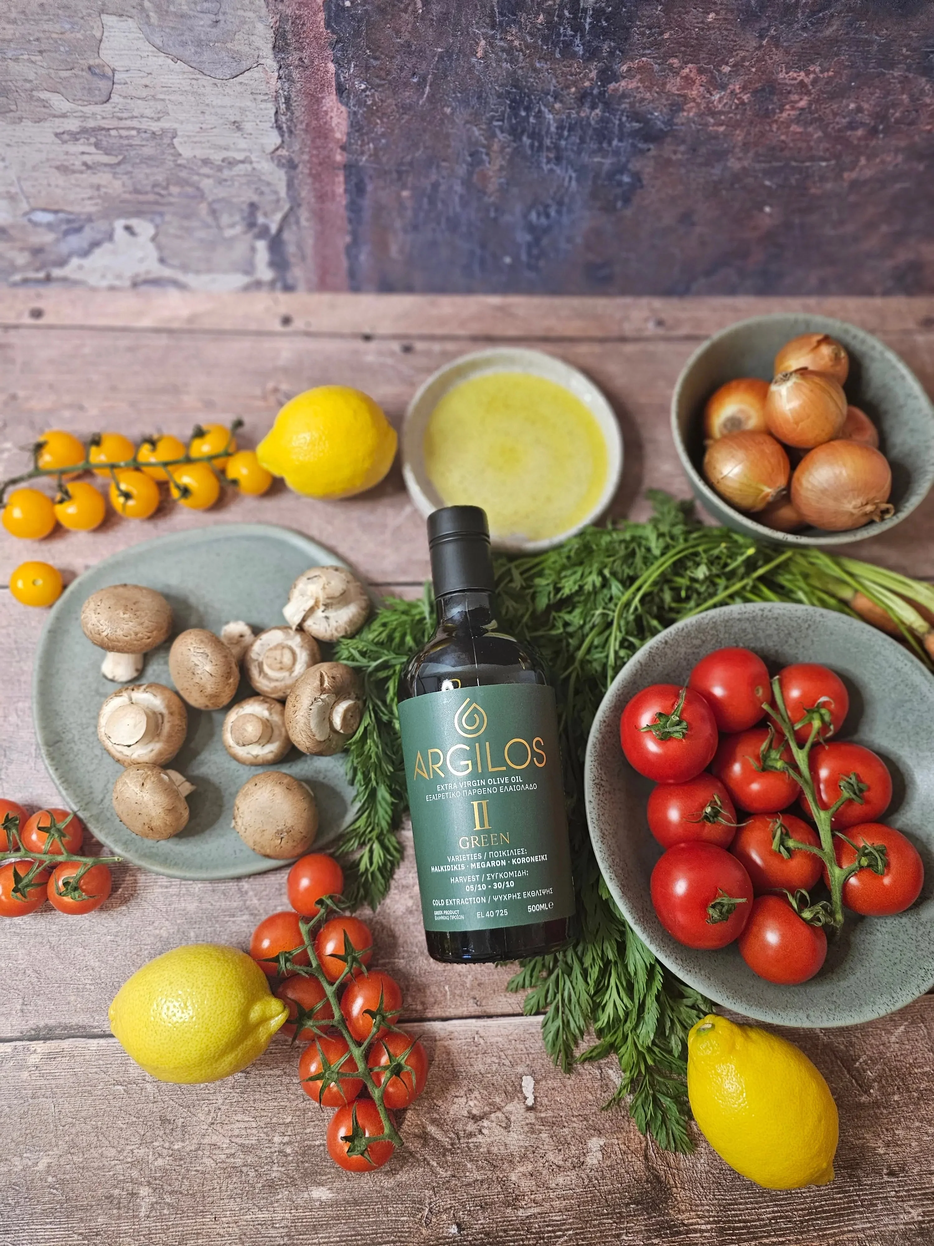ARGILOS II GREEN Greek Extra Virgin Olive Oil (500ml) - Image 15