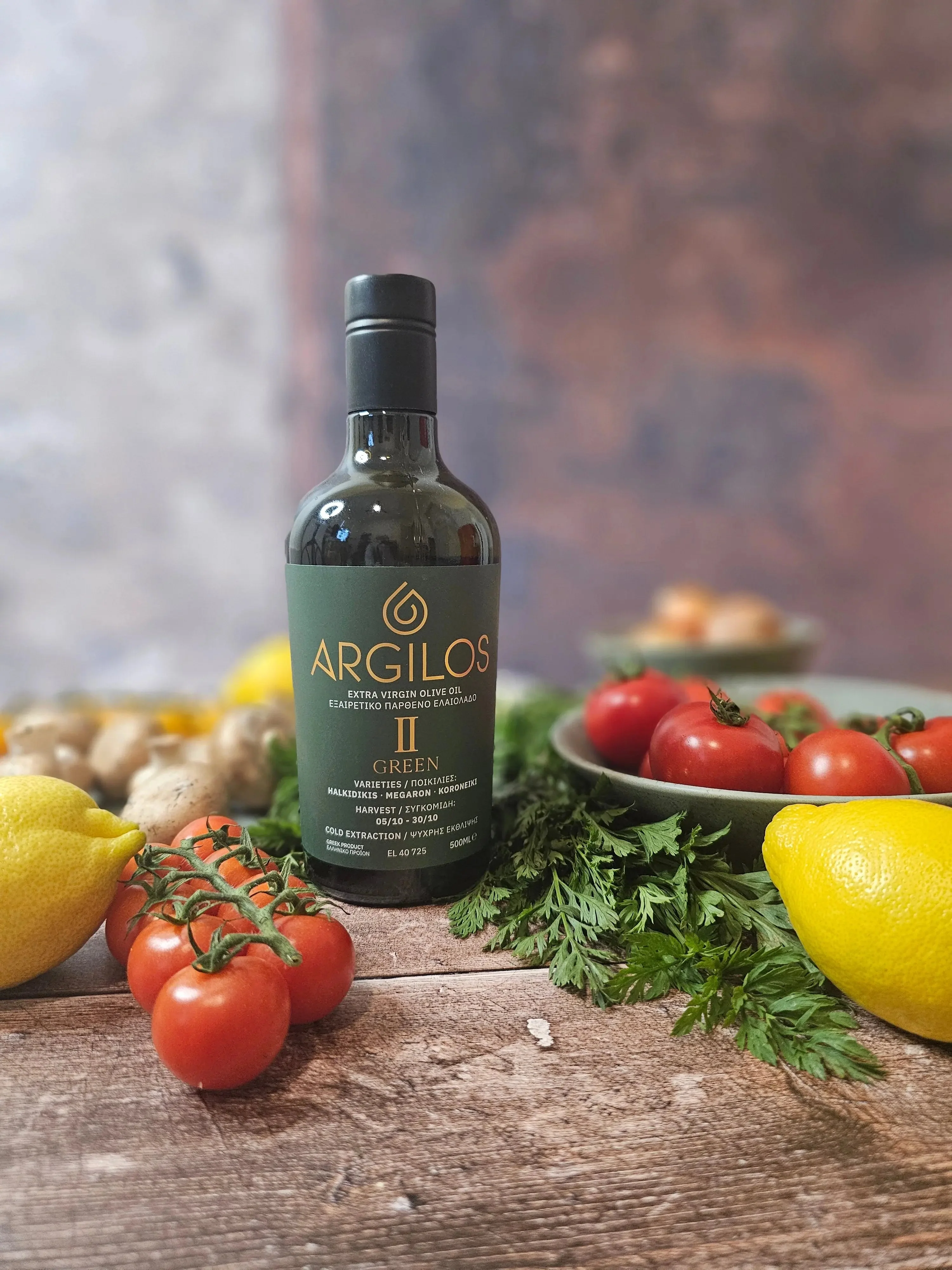 ARGILOS II GREEN Greek Extra Virgin Olive Oil (500ml) - Image 16