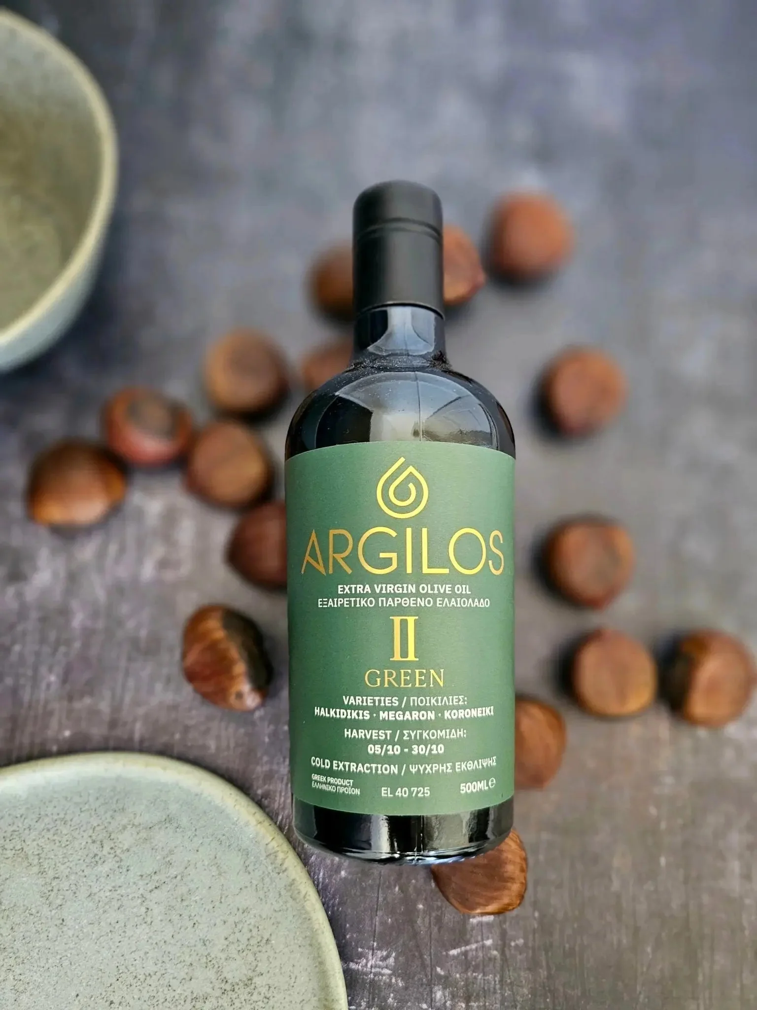 ARGILOS II GREEN Greek Extra Virgin Olive Oil (500ml) - Image 9