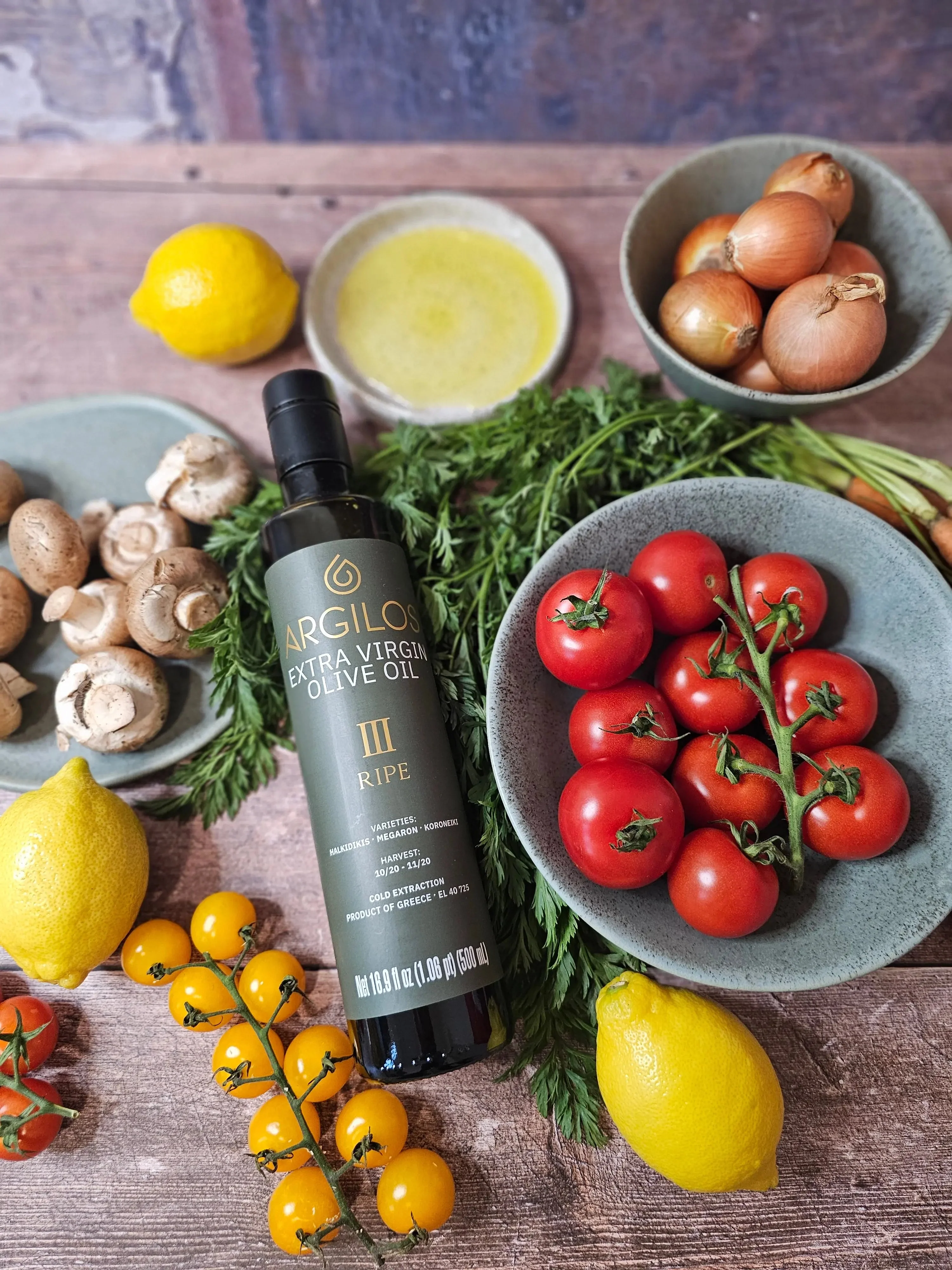ARGILOS III RIPE Greek Extra Virgin Olive Oil (500ml) - Image 13