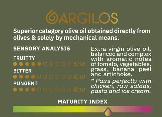 ARGILOS III RIPE Greek Extra Virgin Olive Oil (500ml) - Image 4