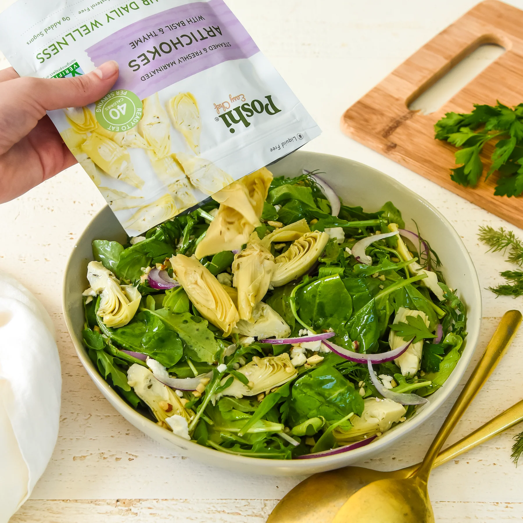Artichokes With Basil & Thyme | Easy Chef - 10 Pack (4.4 OZ/Pouch) - Image 4