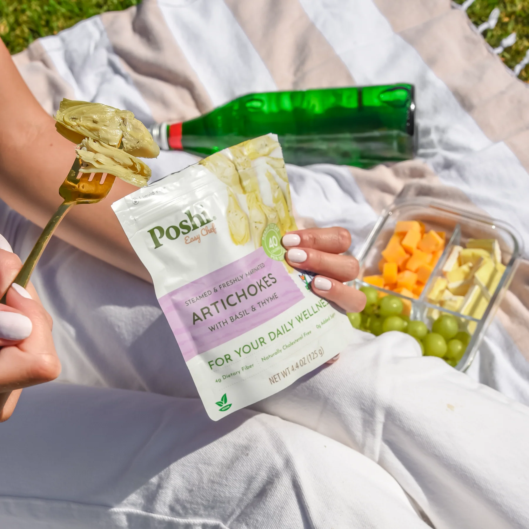 Artichokes With Basil & Thyme | Easy Chef - 10 Pack (4.4 OZ/Pouch) - Image 6