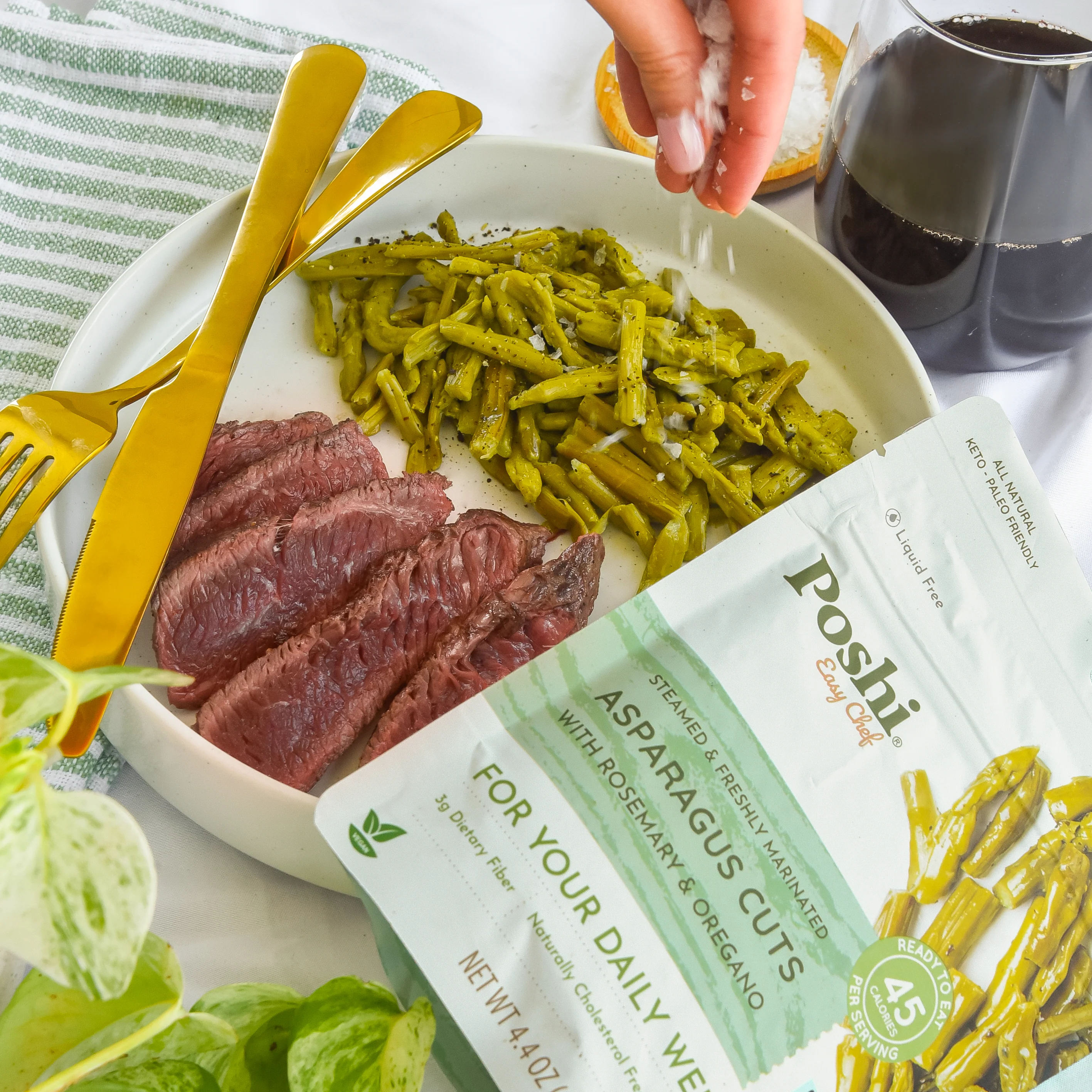Asparagus With Rosemary & Oregano | Easy Chef - 10 Pack (4.4 OZ/Pouch) - Image 6