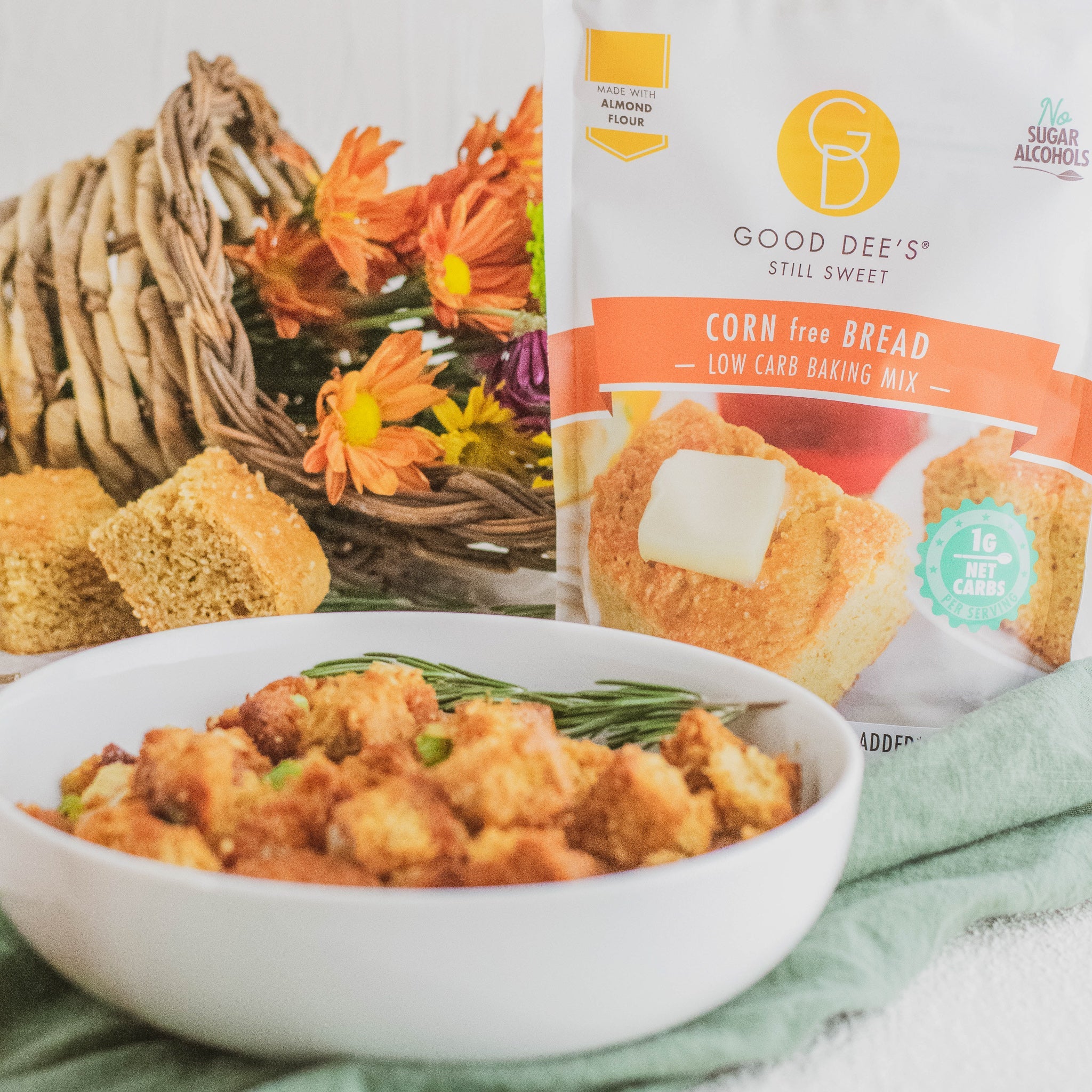 Corn (free) Keto Bread Mix - Gluten Free and No Added Sugar - Image 6