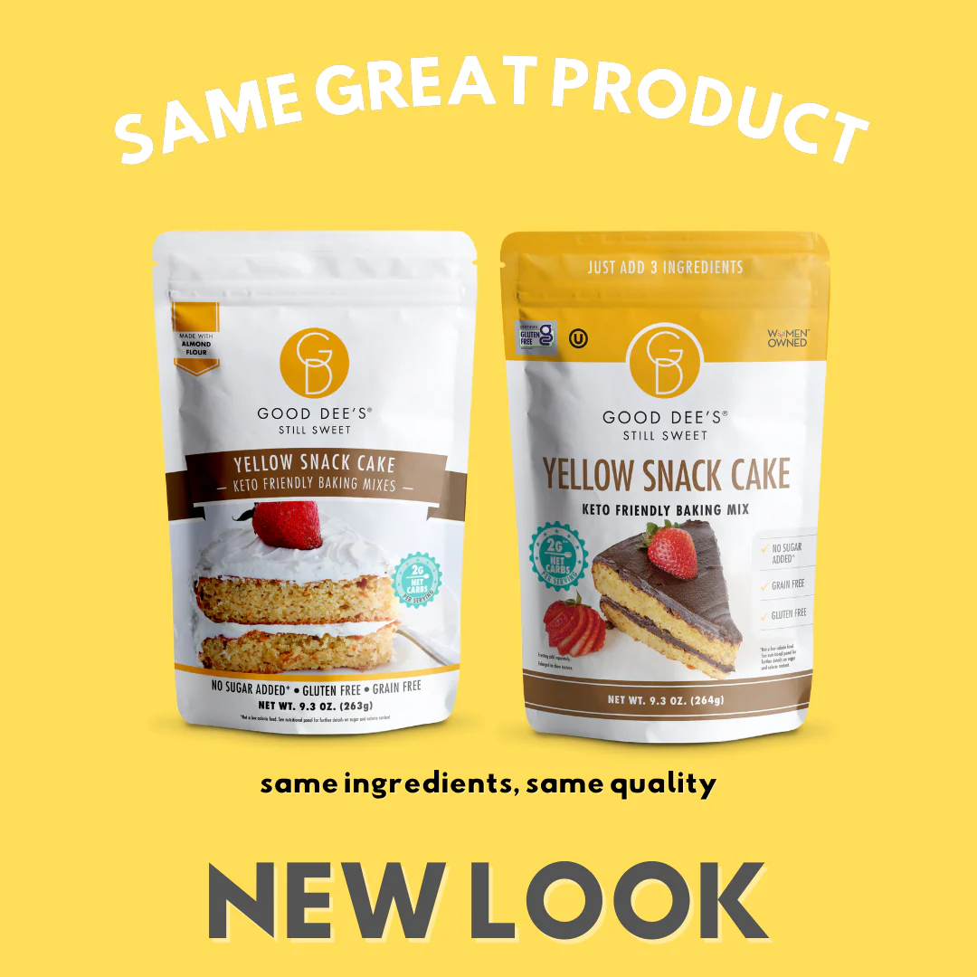 Keto Yellow Cake Mix - Sugar Free Gluten Free Cake Mix Low Carb - 1g Net Carb - Image 7