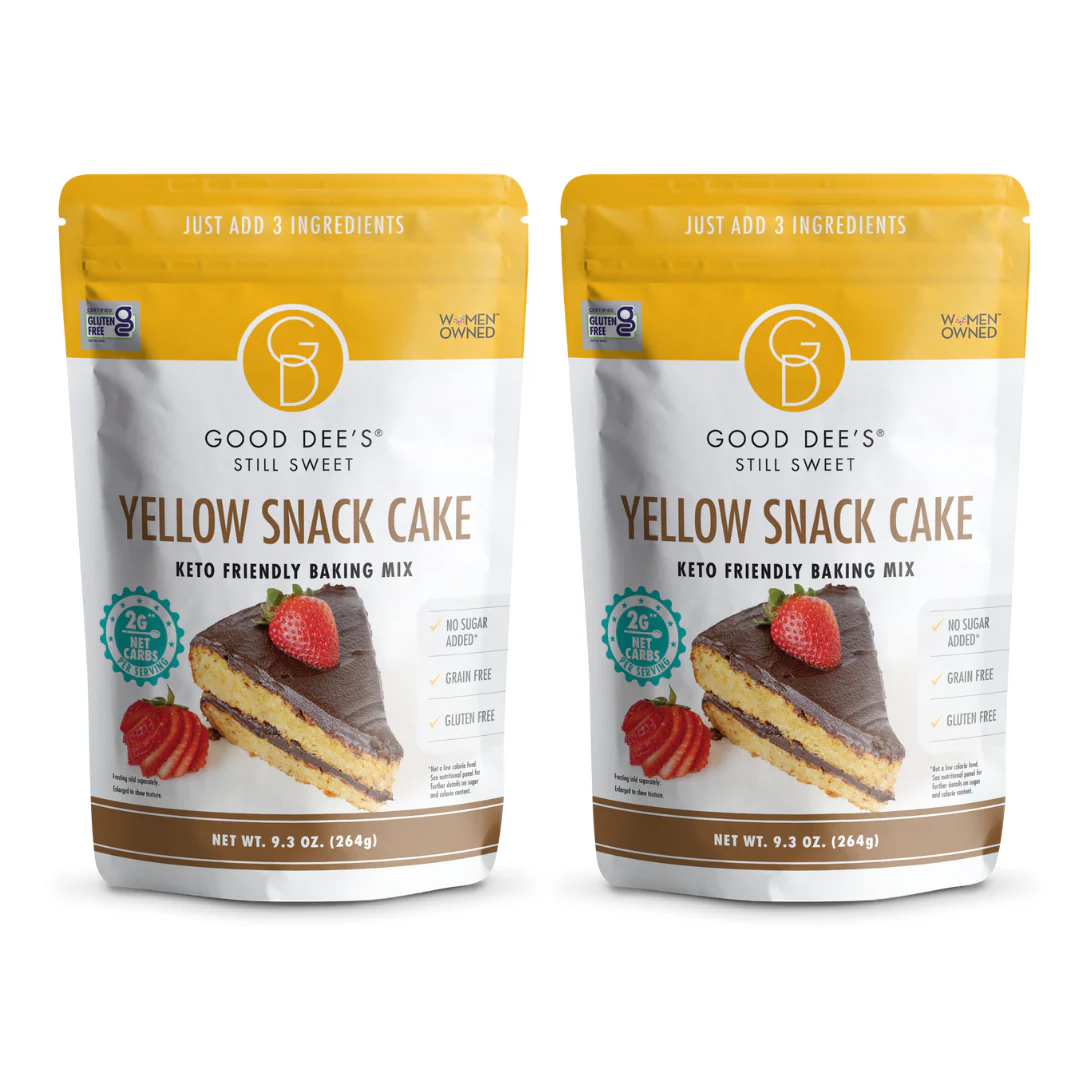 Keto Yellow Cake Mix - Sugar Free Gluten Free Cake Mix Low Carb - 1g Net Carb - Image 8