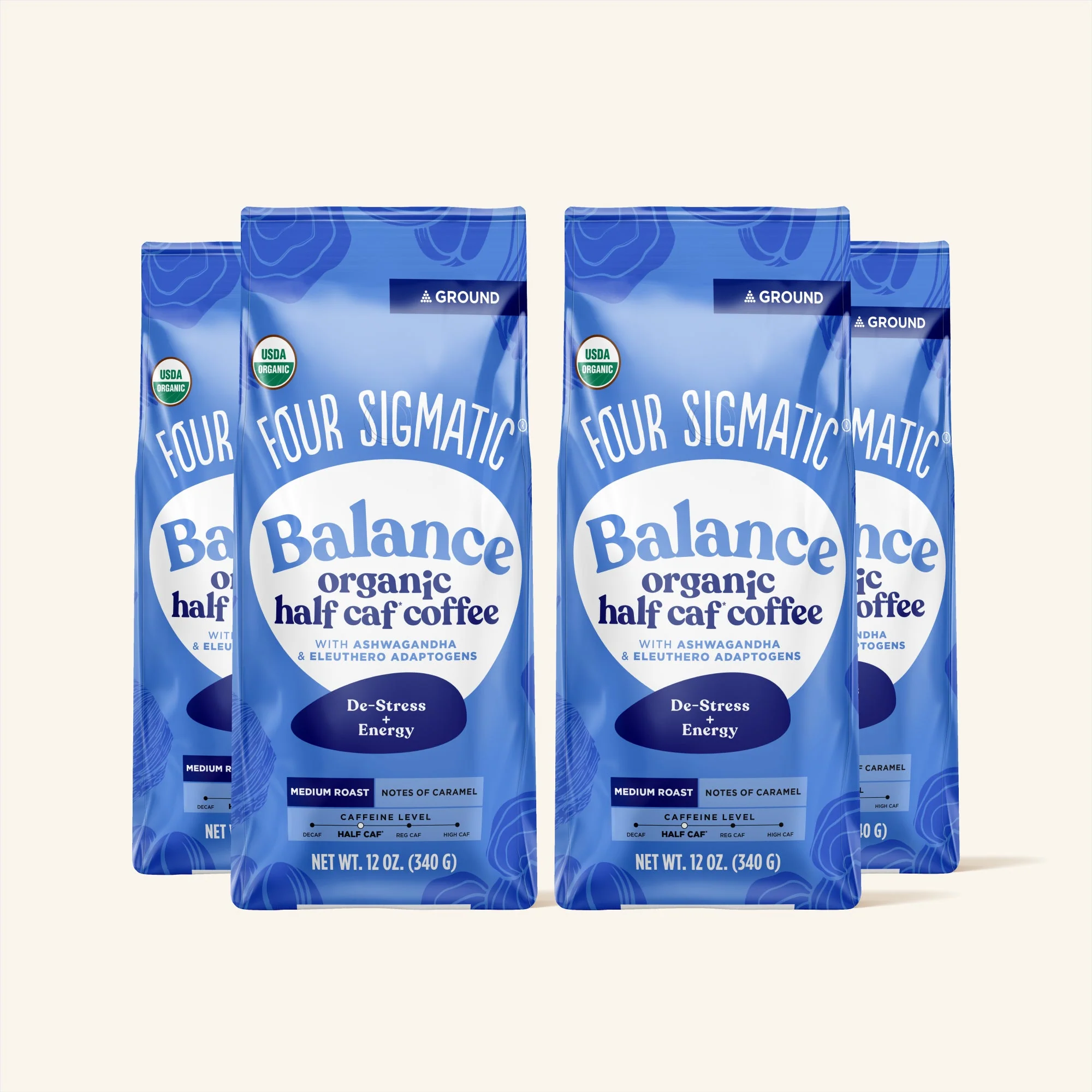 Balance Half Caf Ground Coffee - Medium - Image 4