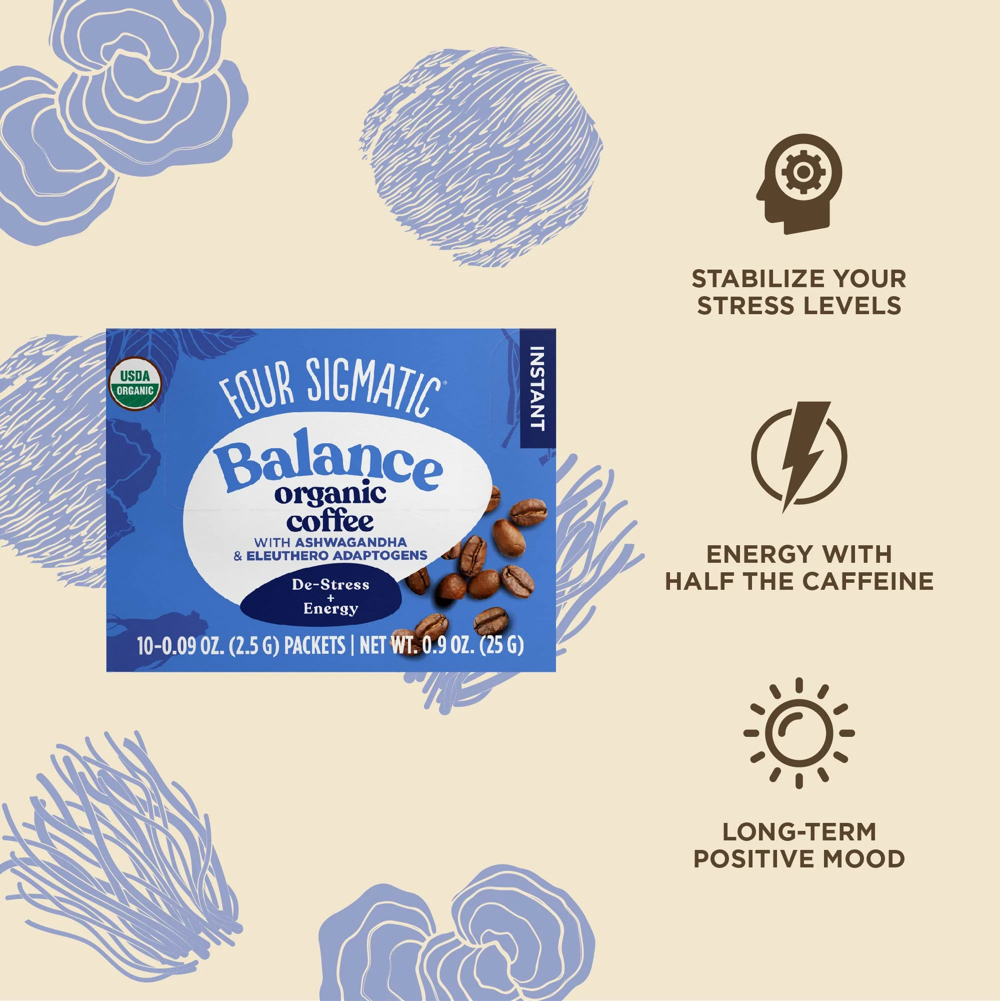 Calm Instant Coffee, Packets - Image 10