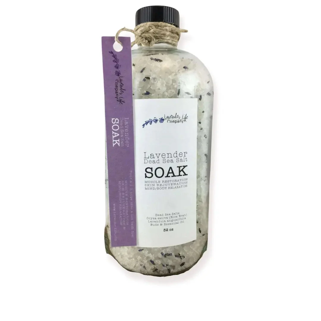 Bath Soak - Lavender & Dead Sea Salt - Image 5