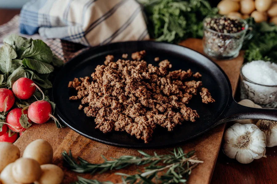 Beef, Ground - 1 lb - 55% Lean with beef heart - Image 2
