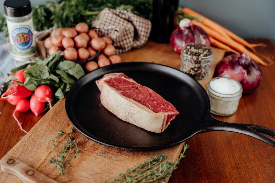 Beef Large NY Strip Steak - 14 oz - Image 4
