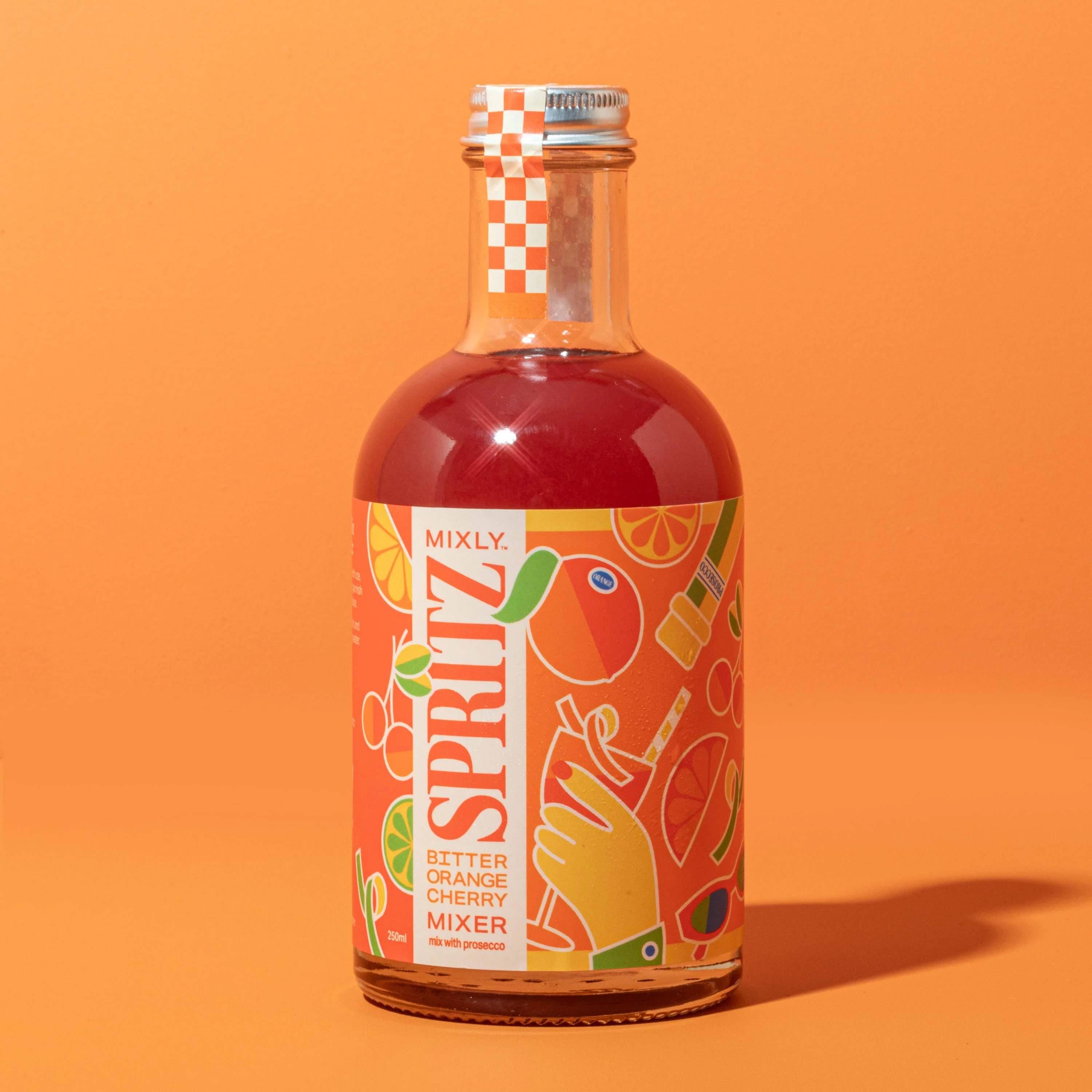 Bitter Orange Cherry Spritz | Non Alcoholic Cocktail & Mocktail Mixer - Image 6