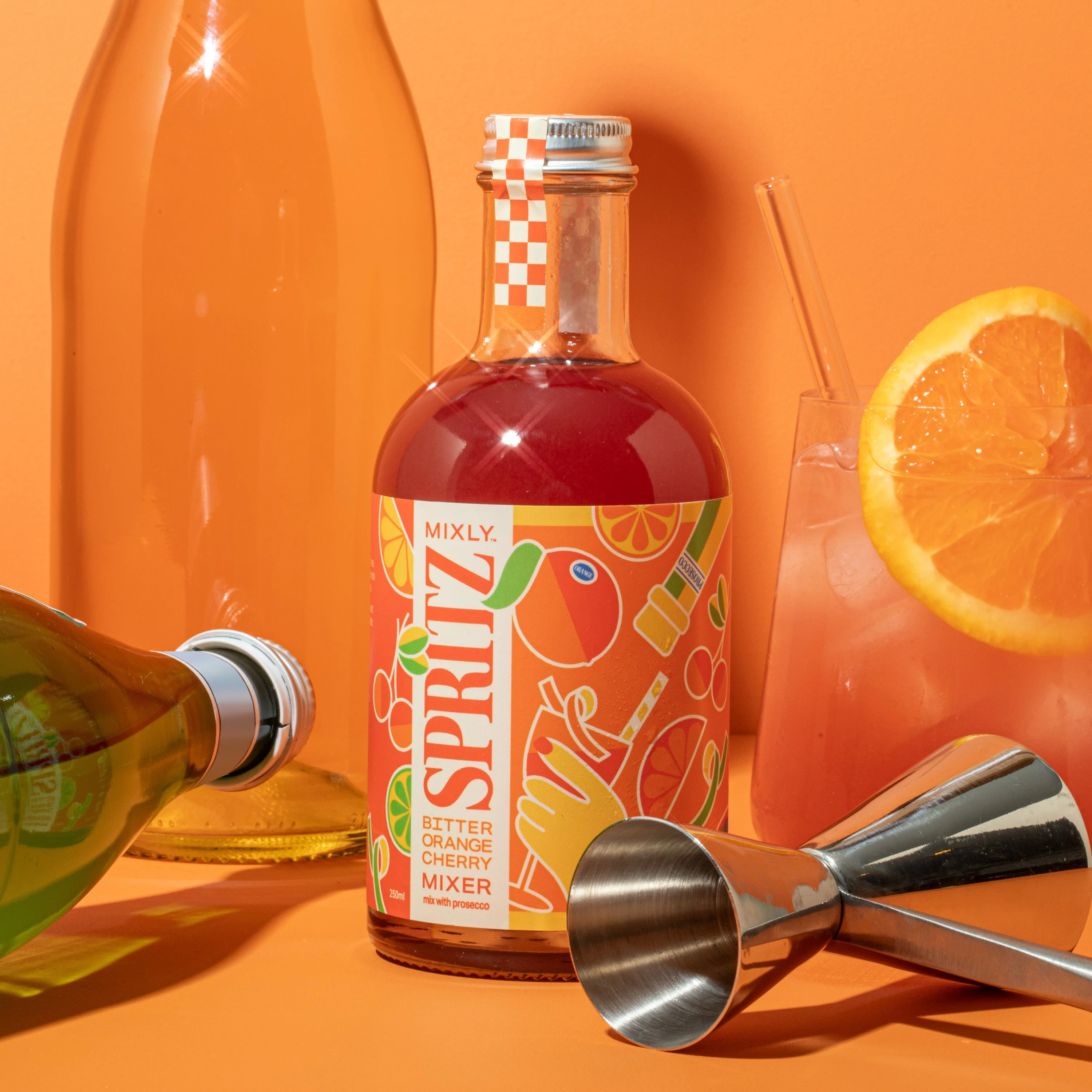 Bitter Orange Cherry Spritz | Non Alcoholic Cocktail & Mocktail Mixer - Image 8