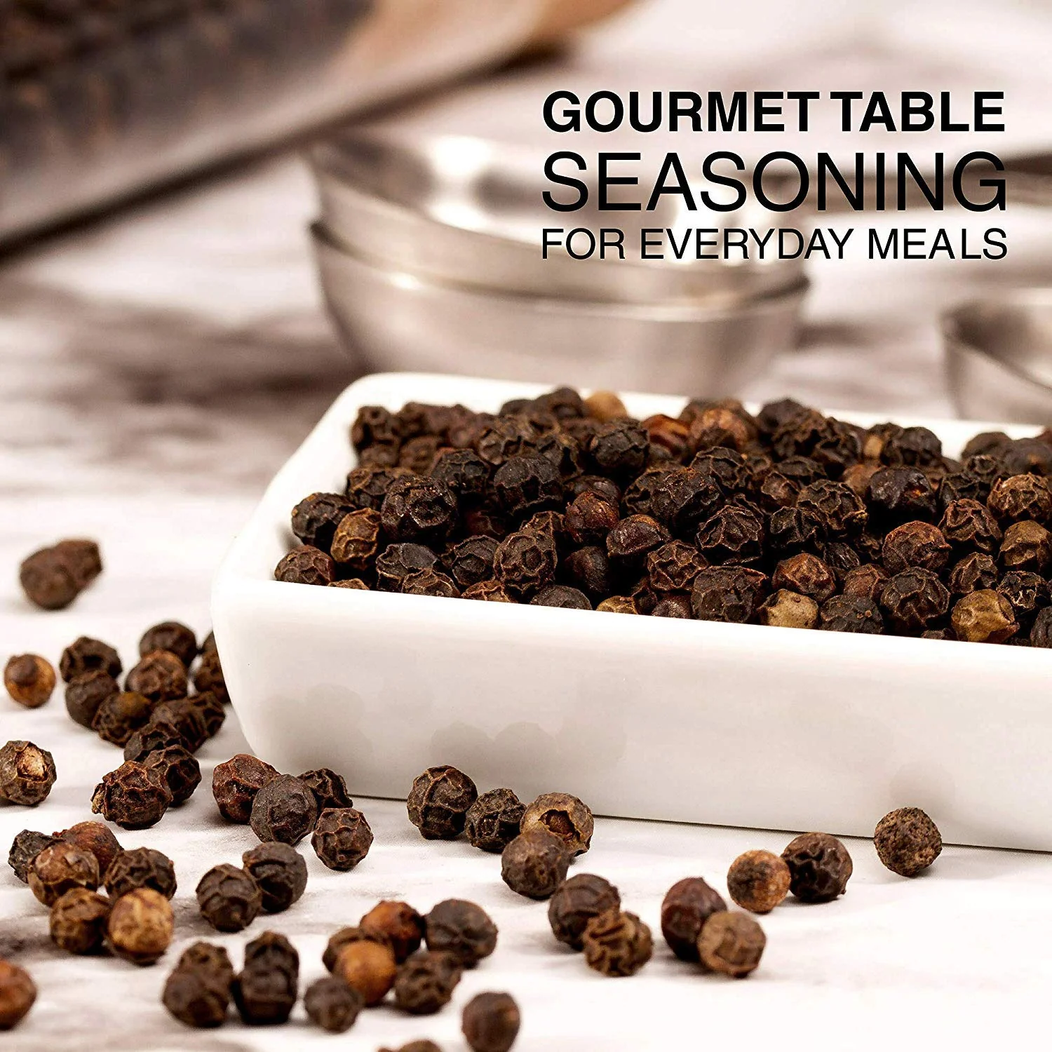 Black Tellicherry Peppercorns (Whole) for Grinder Refill - Image 9