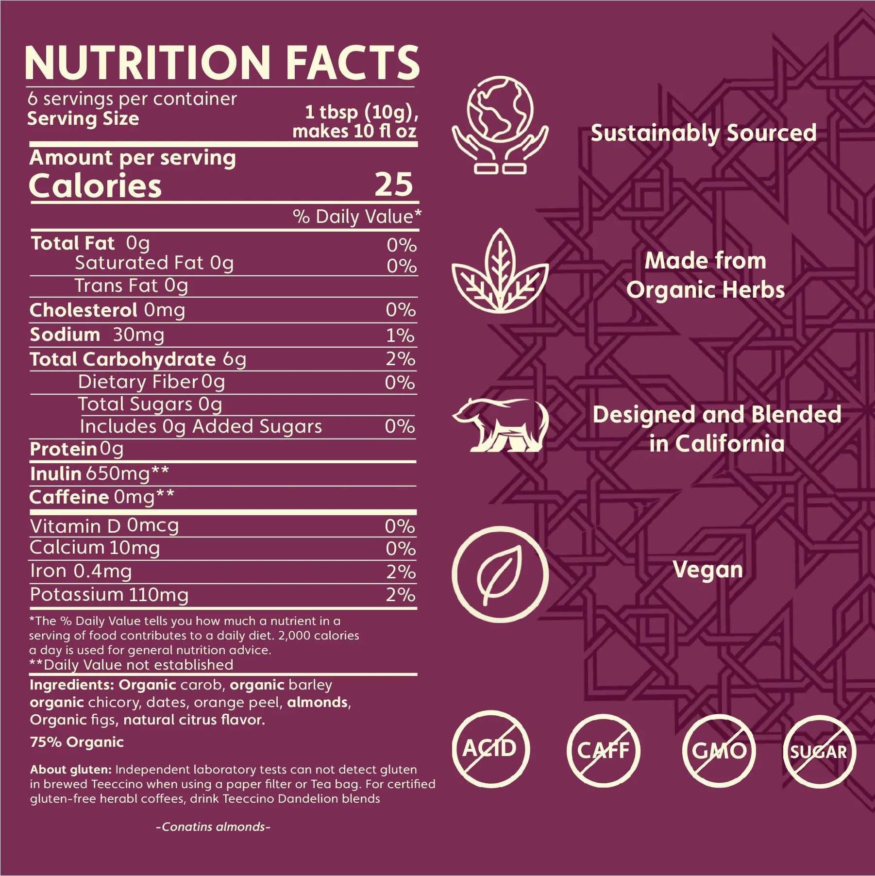 Blood Orange Chicory Herbal Coffee - Image 7