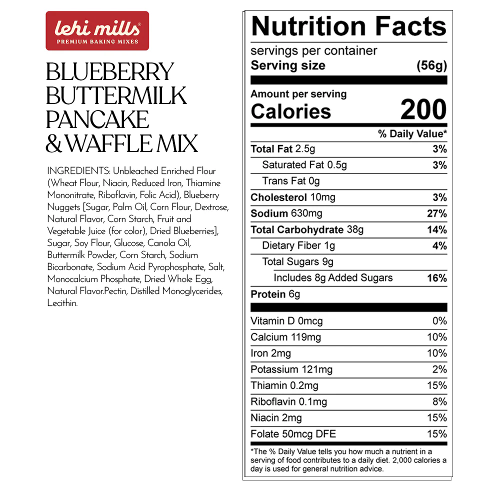 Blueberry Buttermilk Pancake & Waffle Mix - Image 6