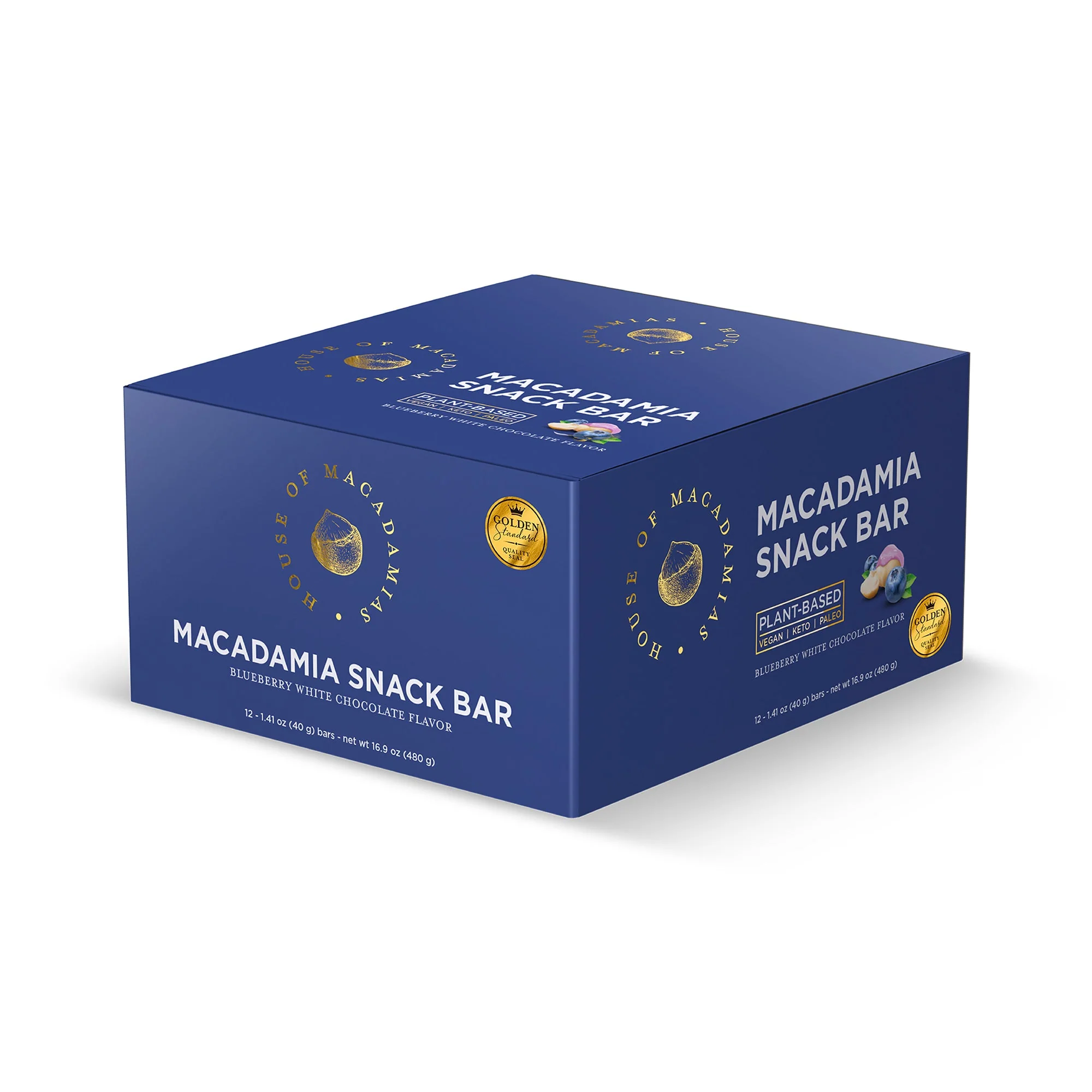 Blueberry White Chocolate Macadamia Nut Snack Bar (12 Bars) - Image 3
