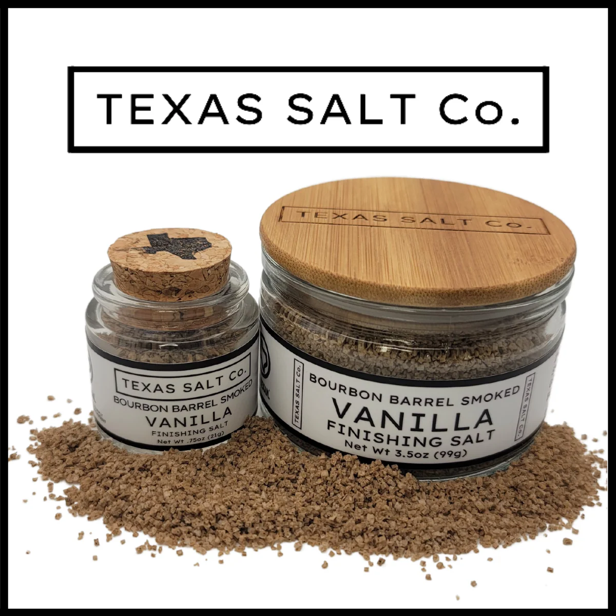 Bourbon Barrel Smoked Vanilla Finishing Salt - Image 2