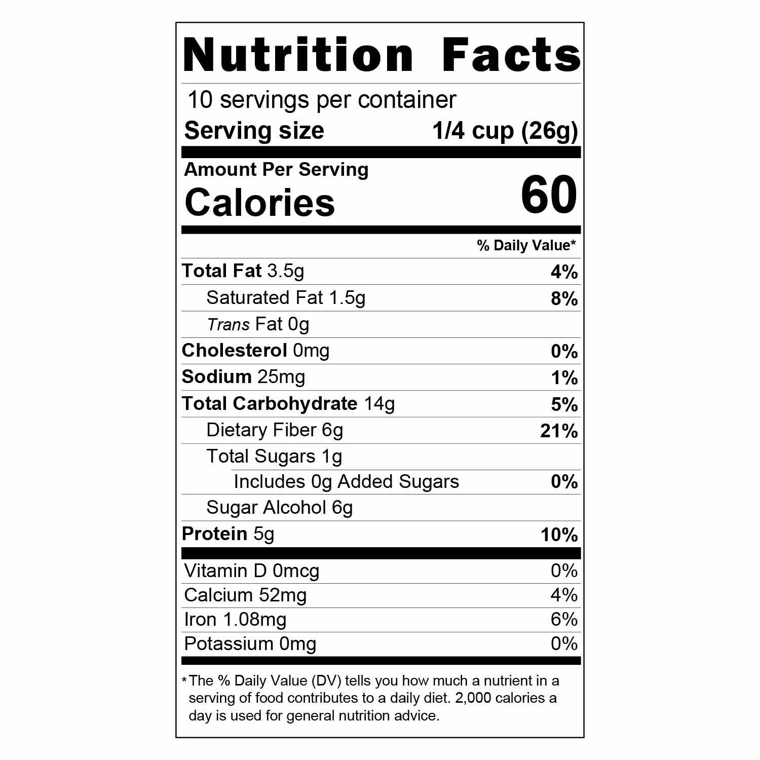 Brownie Keto Mix - 2g Net Carb, Easy Bake, High Fiber & Protein, Non-GMO - Image 4