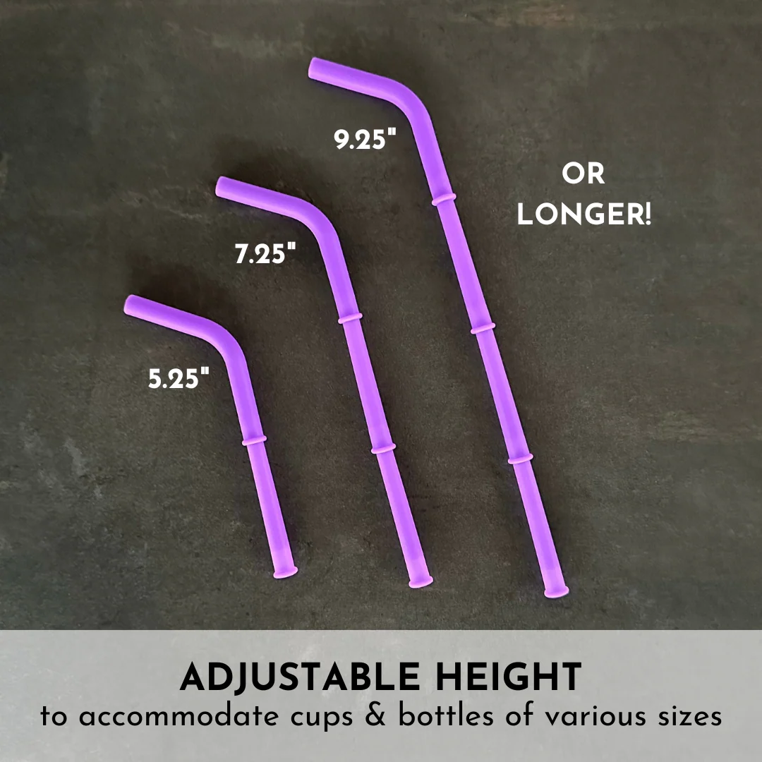 Build-A-Straw Reusable Silicone Straw with Travel Case - Image 3
