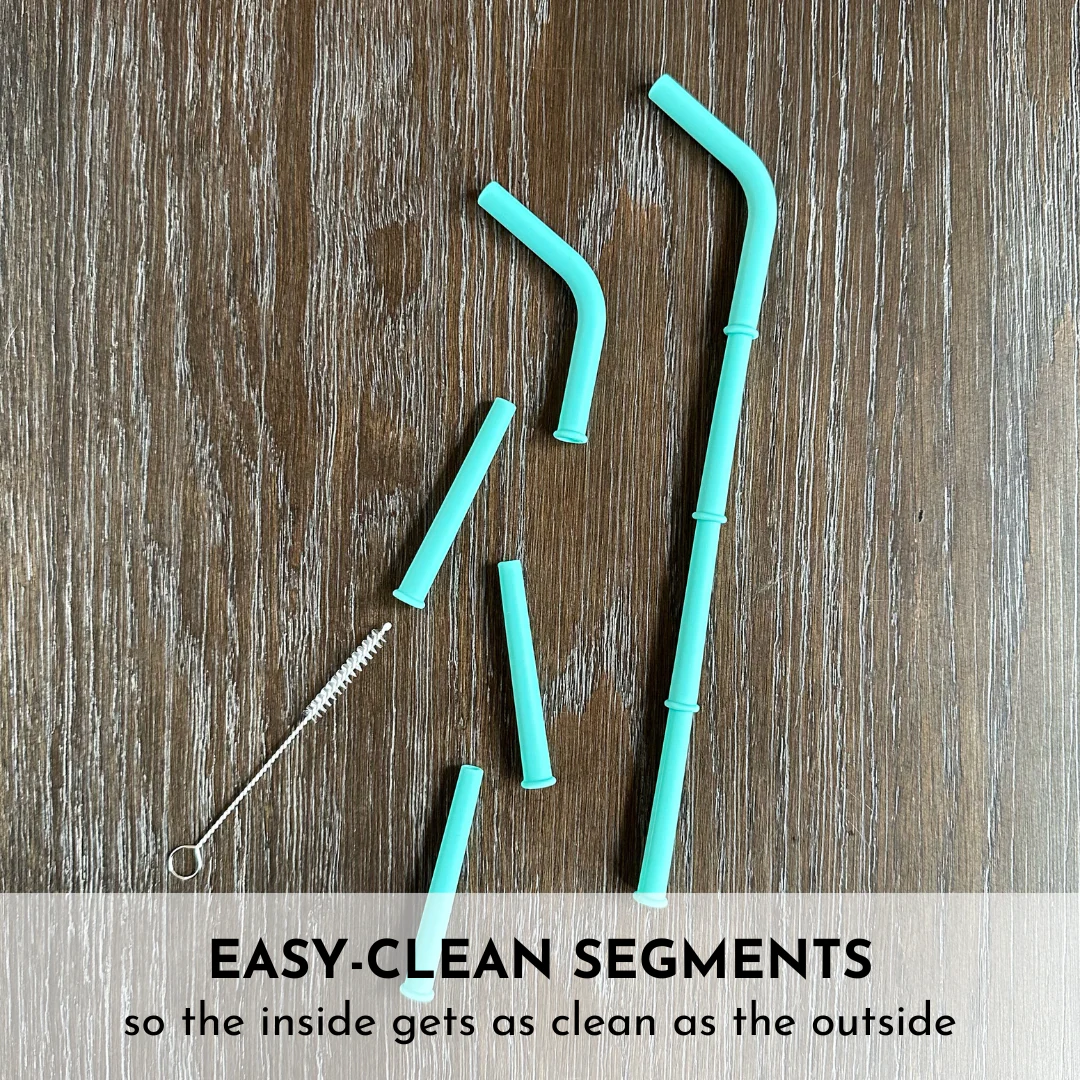 Build-A-Straw Reusable Silicone Straw with Travel Case - Image 4
