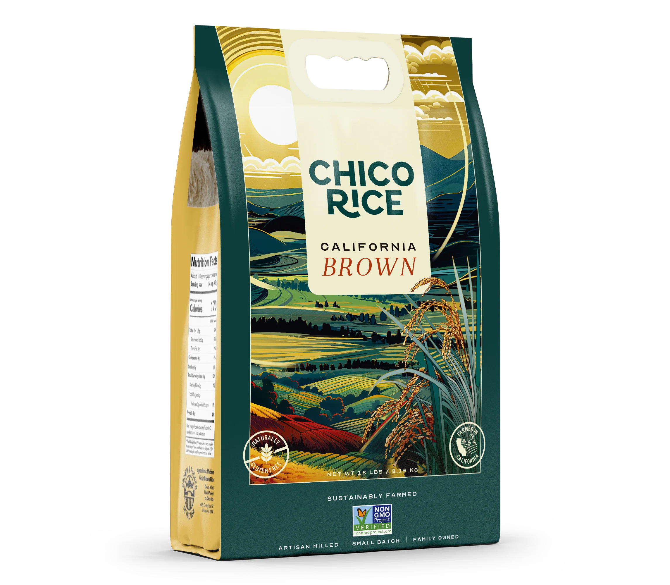 Bulk Bag of Chico Rice California Japonica (18 lbs) - Image 4