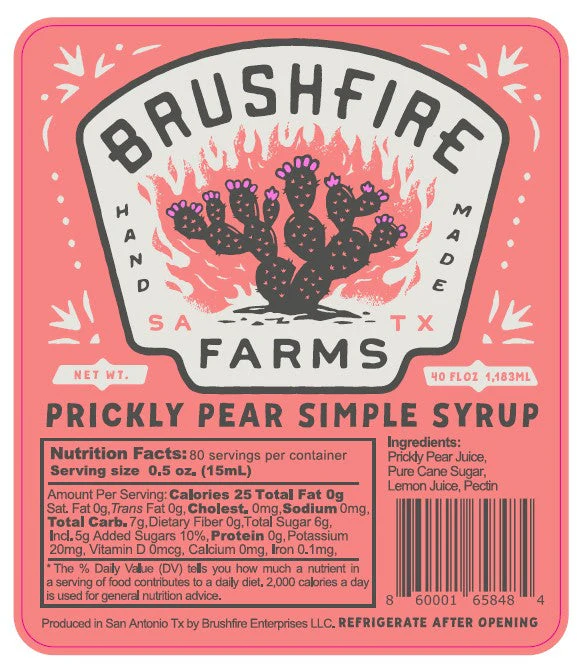 Bulk Prickly Pear Simple Syrup - Image 8