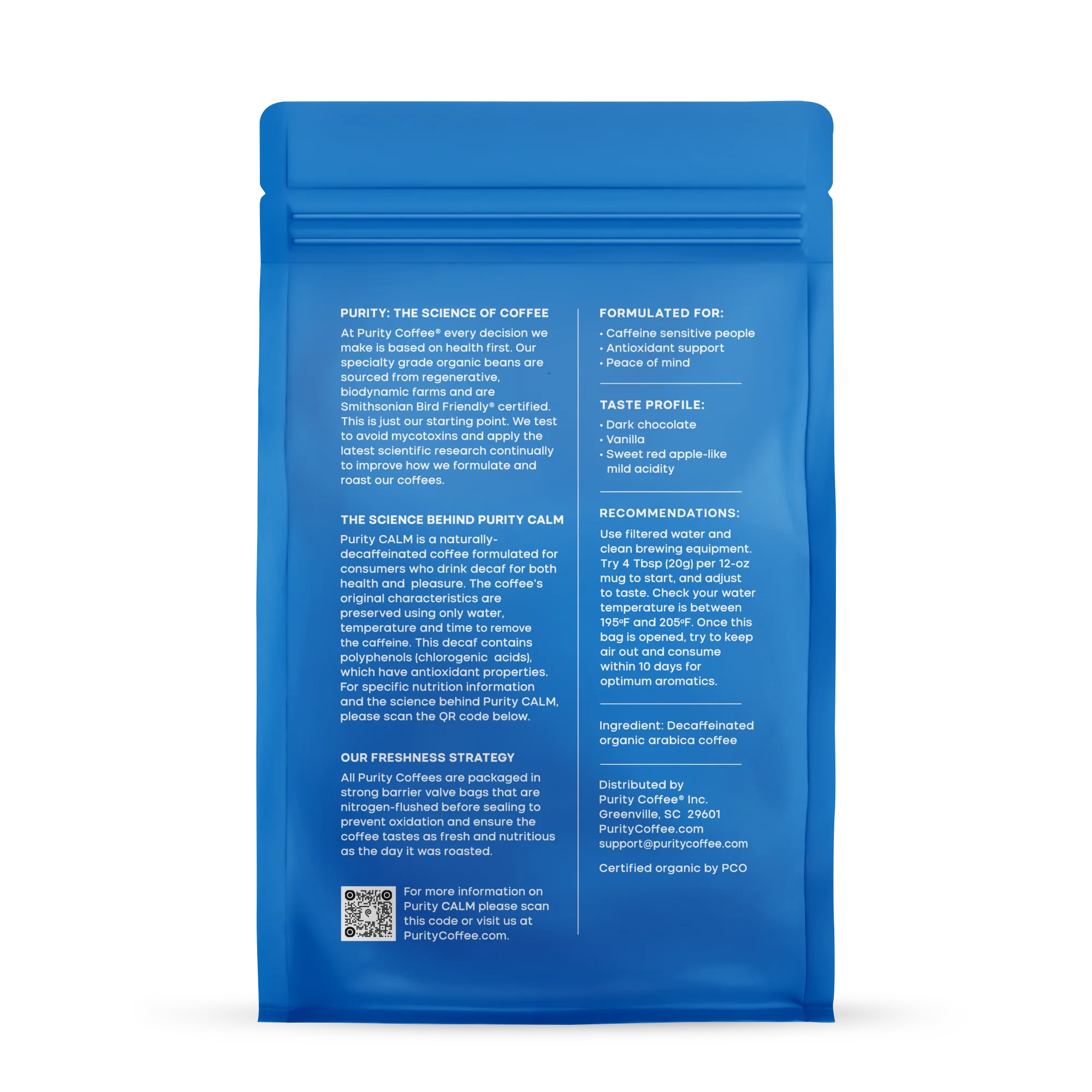 CALM: Decaf Ground Coffee - Image 2