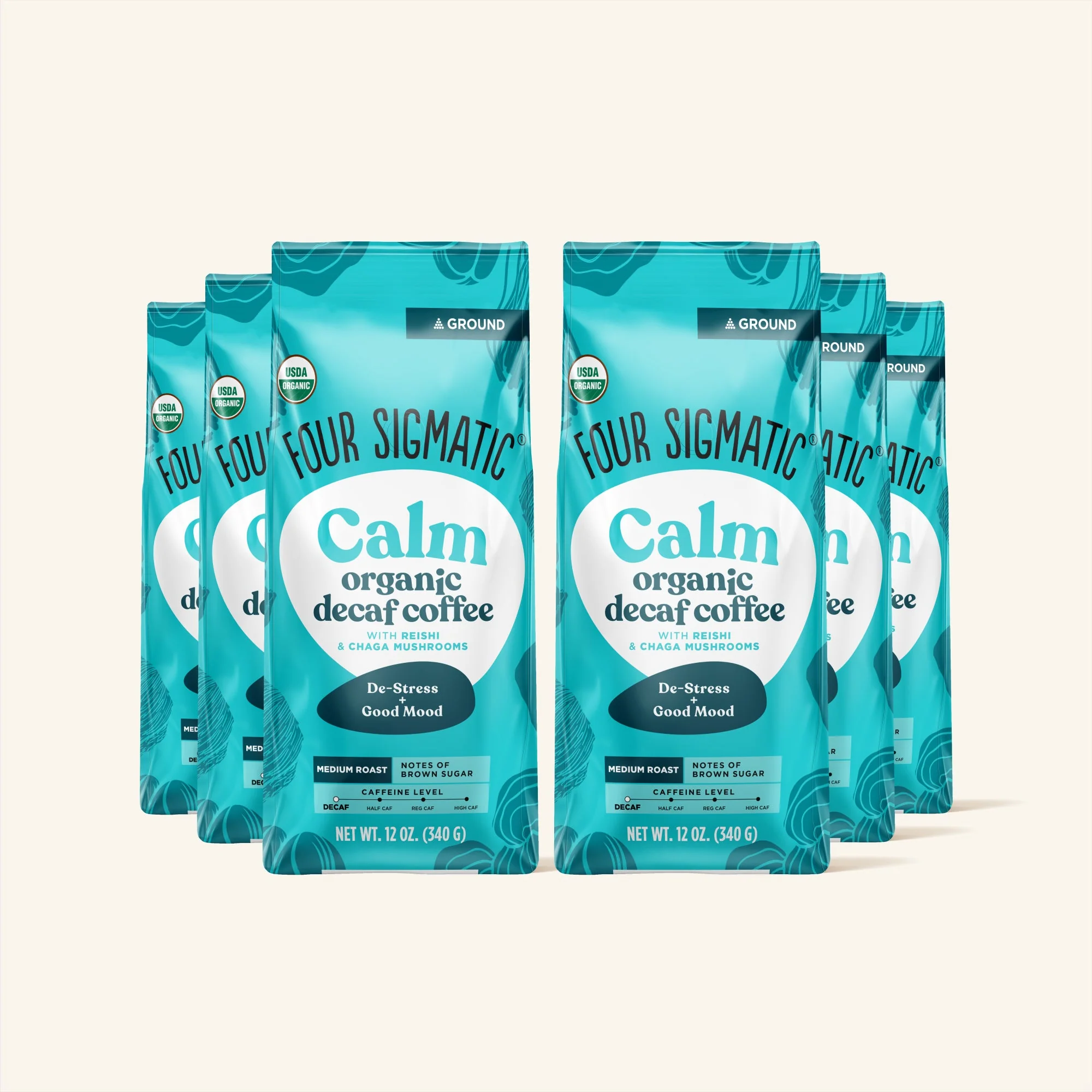 Calm Decaf Ground Coffee - Medium - Image 5