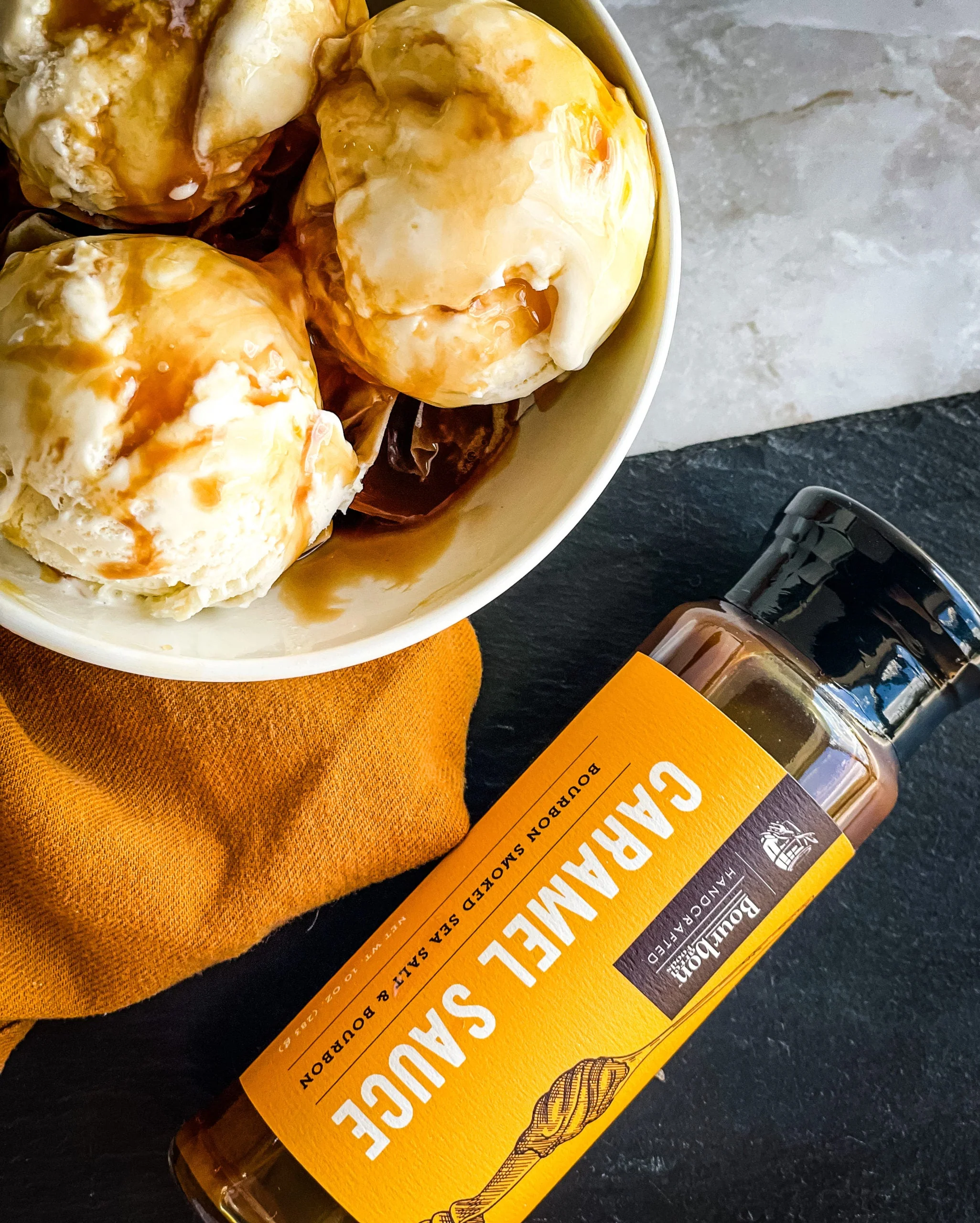 Caramel Sauce – Bourbon Smoked Sea Salt & Bourbon - Image 2