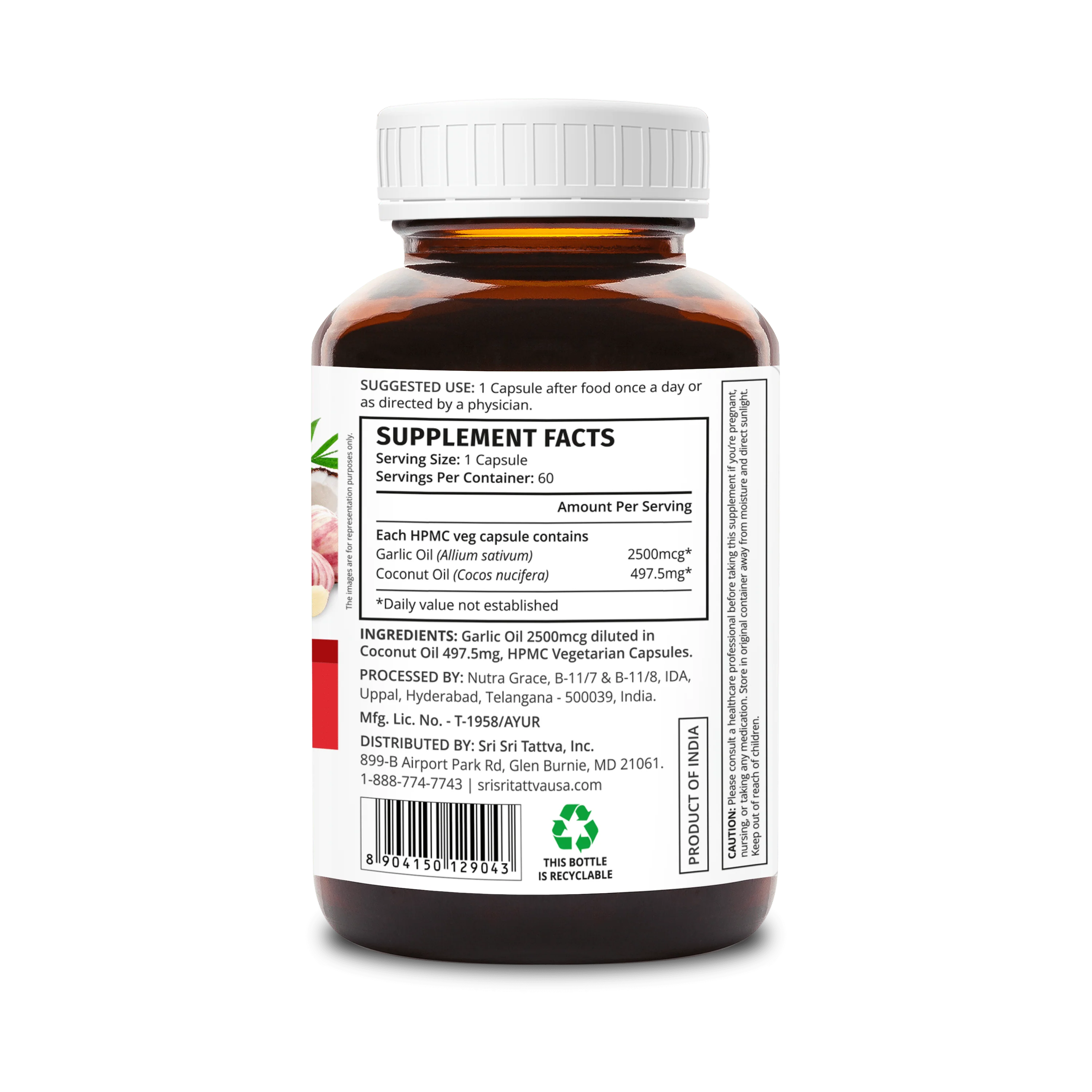 CardiStrong Garlic & Coconut Oil Capsules - Image 3