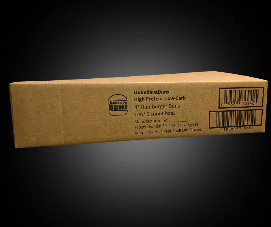 Case of UnbelievaBuns (Hamburger Buns/Sandwich Rolls) - 10 bags per case - Image 2