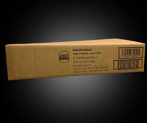 Case of UnbelievaBuns (Hot Dog Buns) - 12 bags per case - Image 2