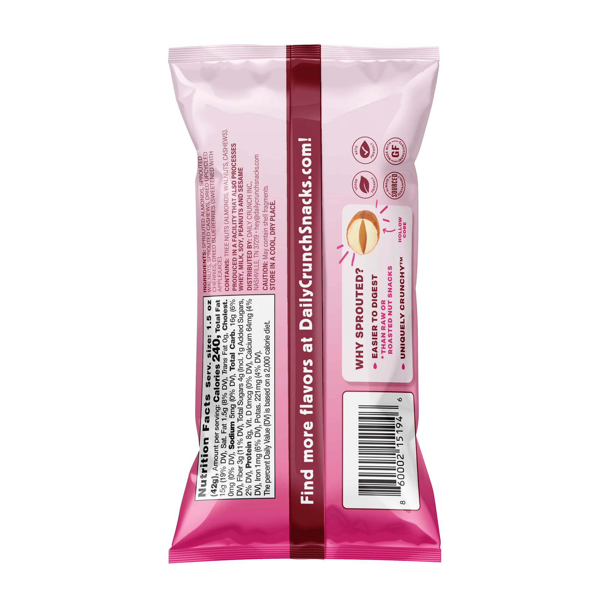 CHERRY BERRY NUT MEDLEY (SNACK PACK) - Image 3