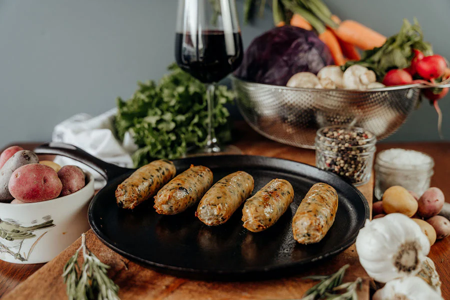 Chicken Feta/Spinach Sausage Links - (5-6 links) 1 lb. pkg - Image 3